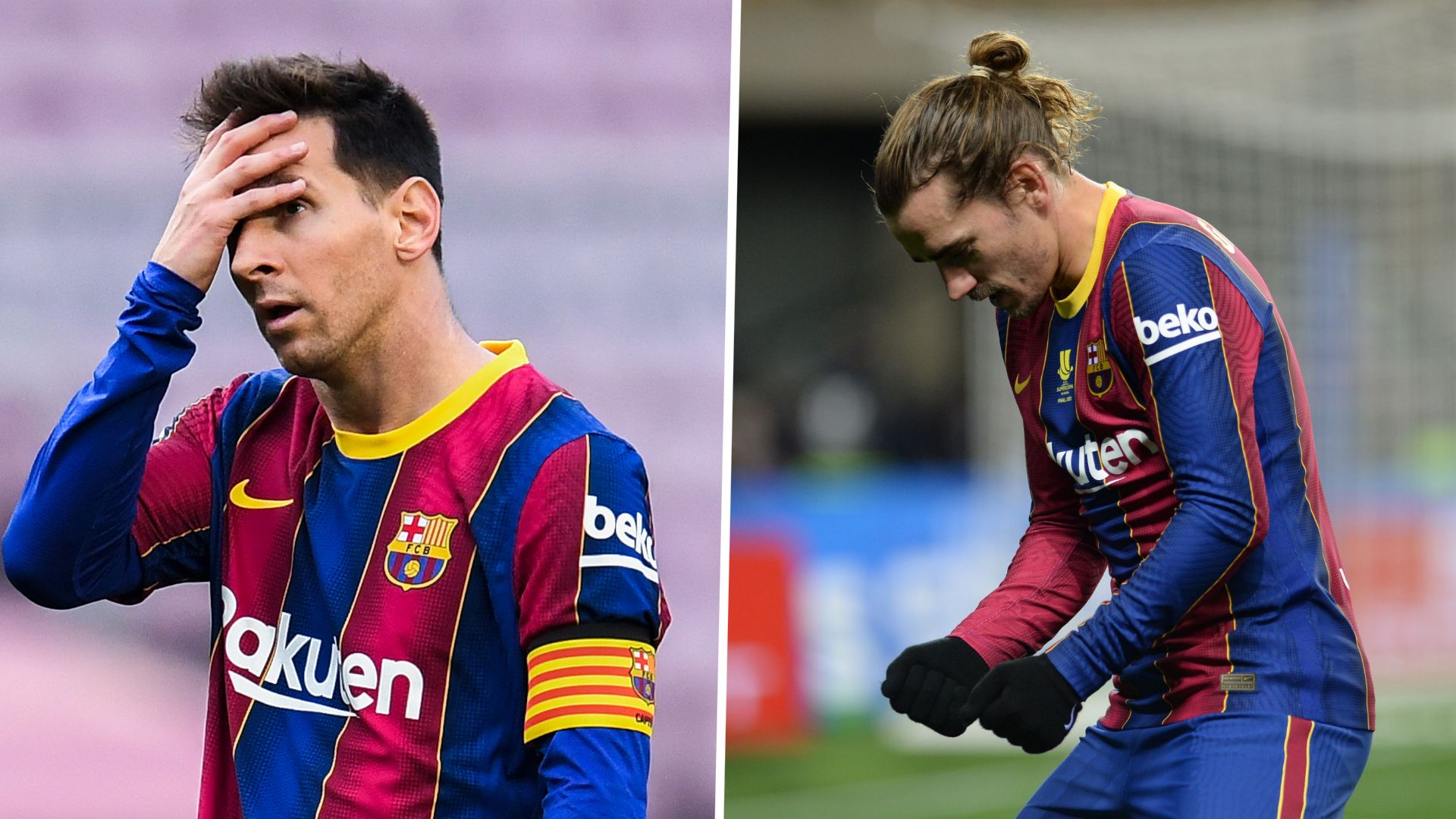 Antoinne Griezmann, Lionel Messi GFX