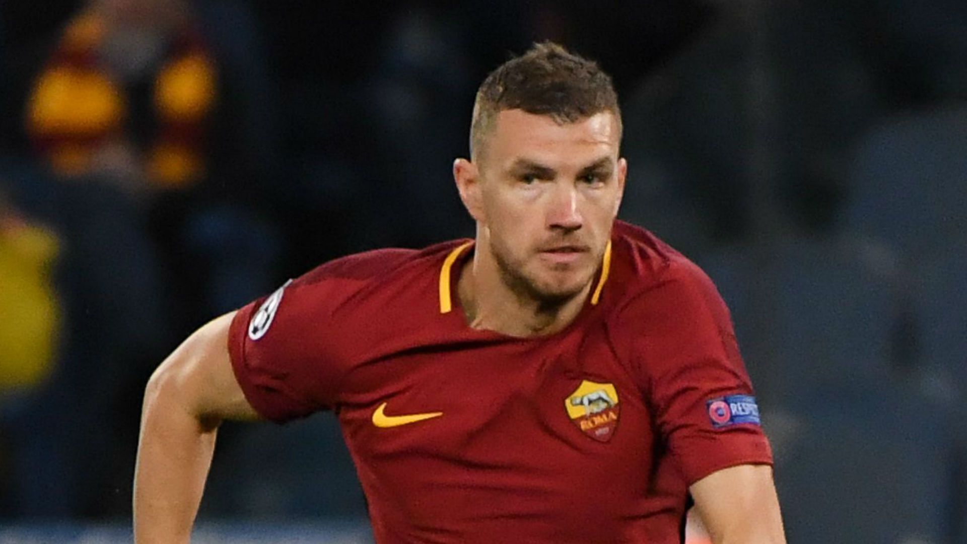 Edin Dzeko Roma Champions League