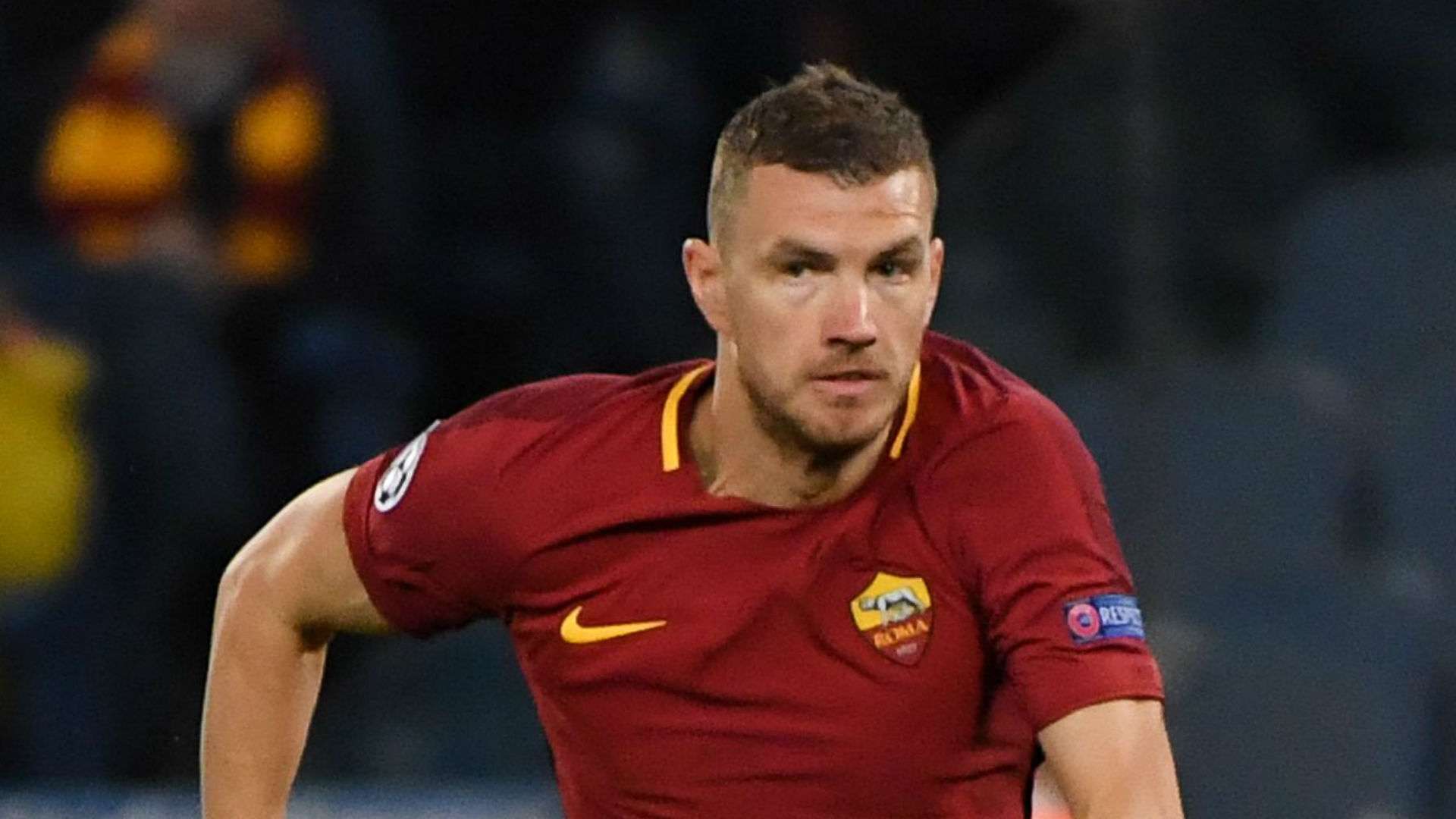 Edin Dzeko Roma Champions League