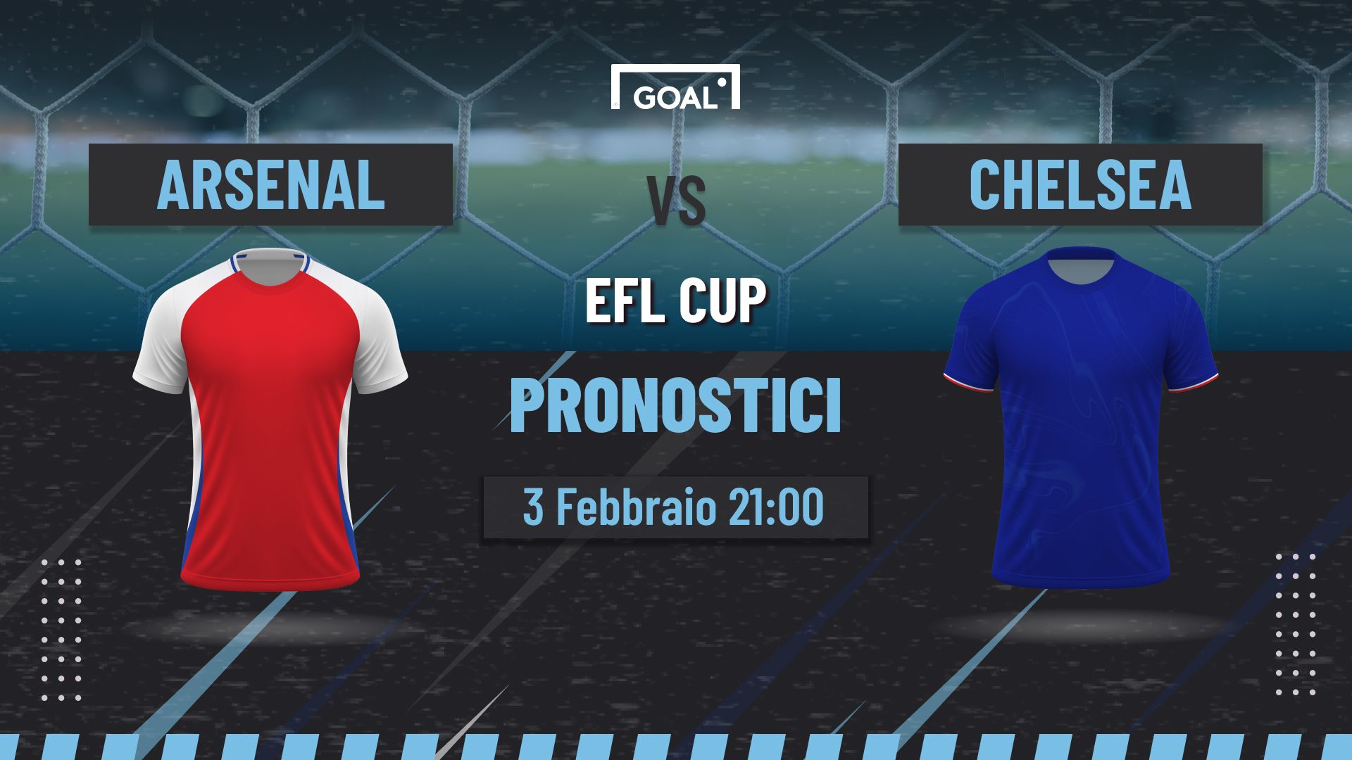 pronostici Arsenal - Chelsea