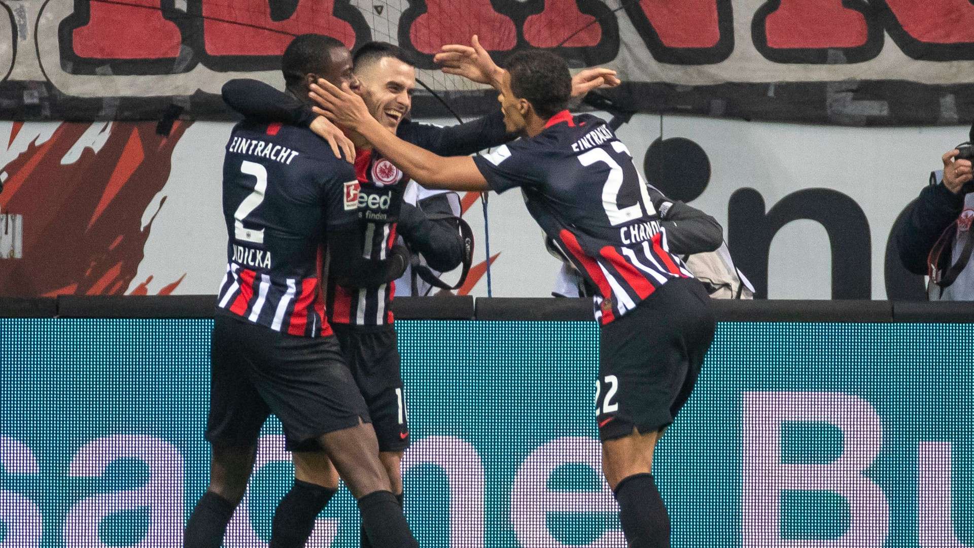 Eintracht Frankfurt Bundesliga 2020 Evan N'Dicka Filip Kostic Timothy Chandler