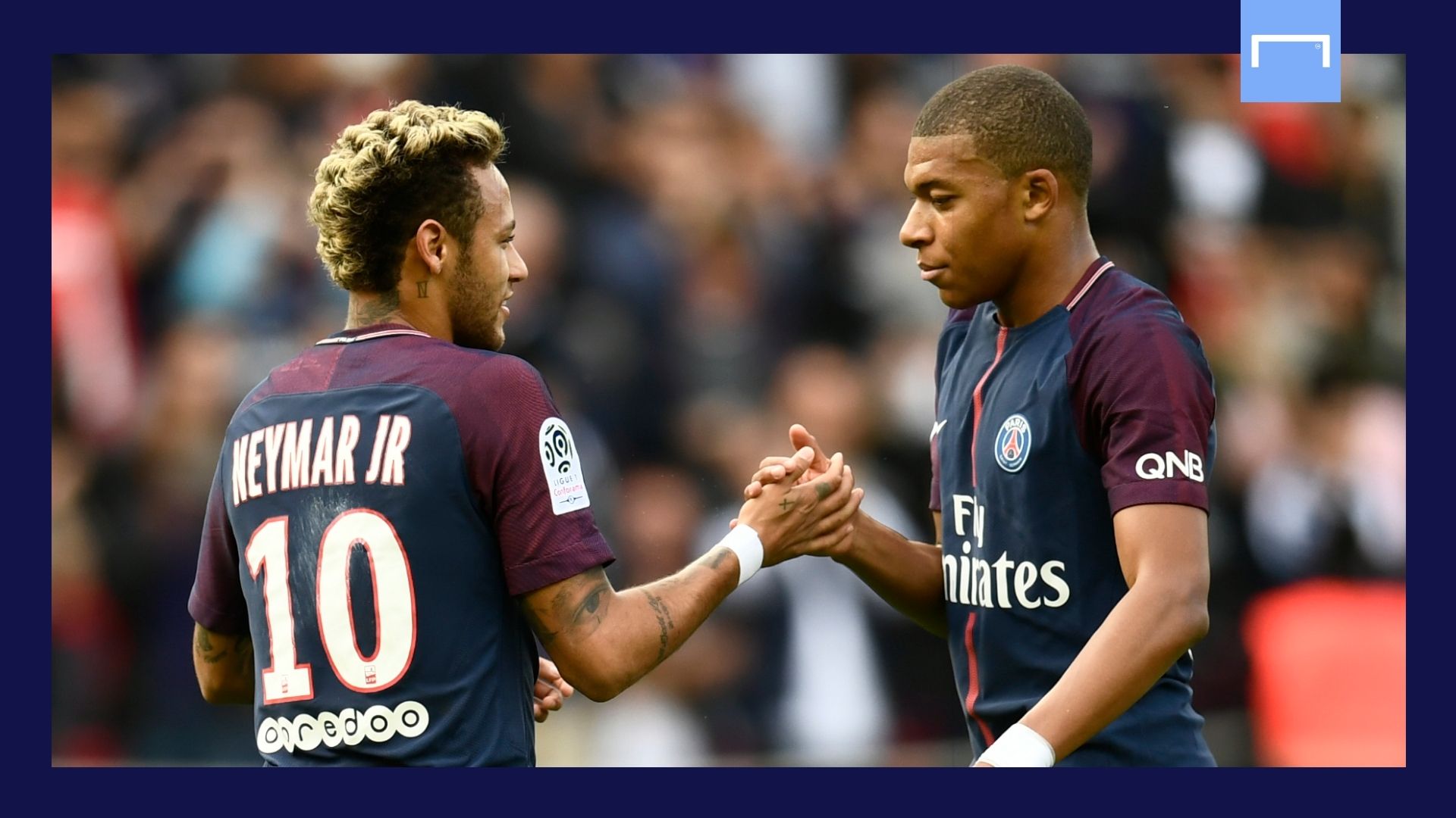 Neymar Kylian Mbappe Paris Saint-Germain GFX