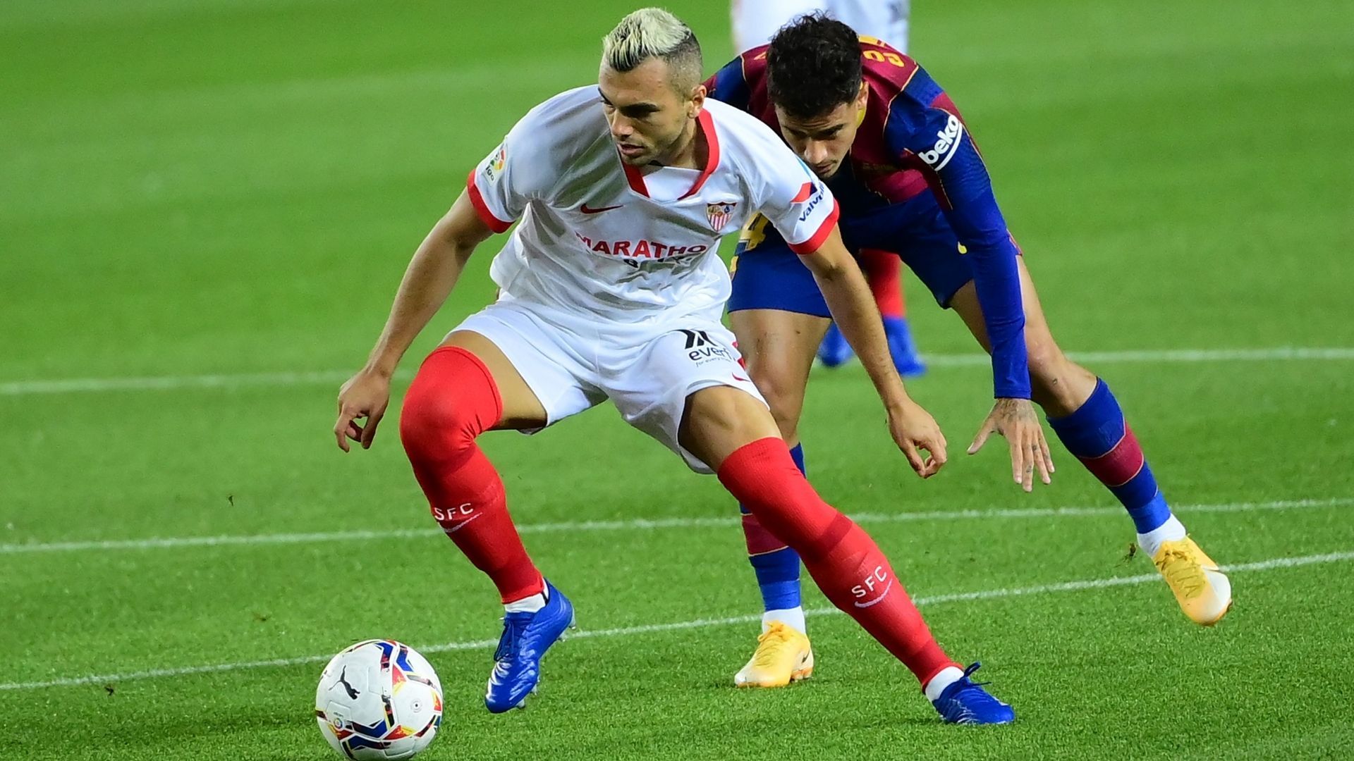 Jordan Coutinho Barcelona Sevilla La Liga 041020