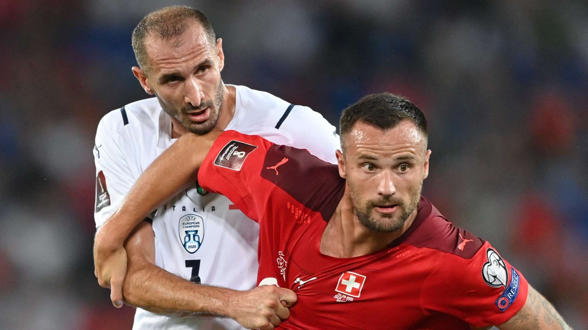 Das Hinspiel zwischen Italien und der Schweiz in der WM-Qualifikation endete torlos.