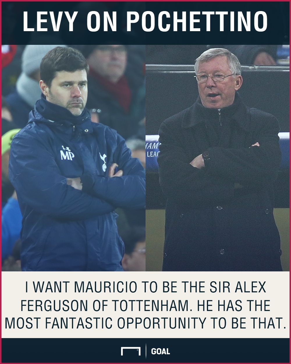 Daniel Levy Mauricio Pochettino Tottenham Sir Alex Ferguson