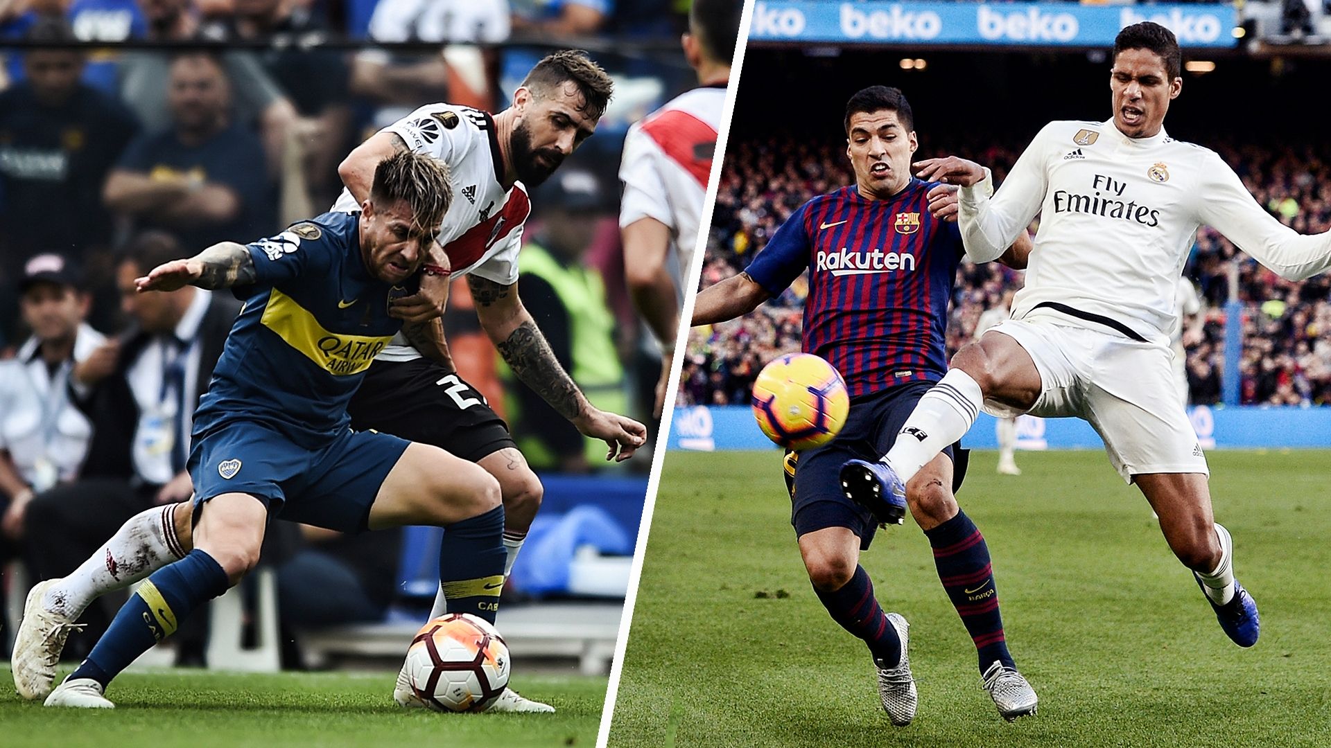 Boca River Barcelona Real Madrid