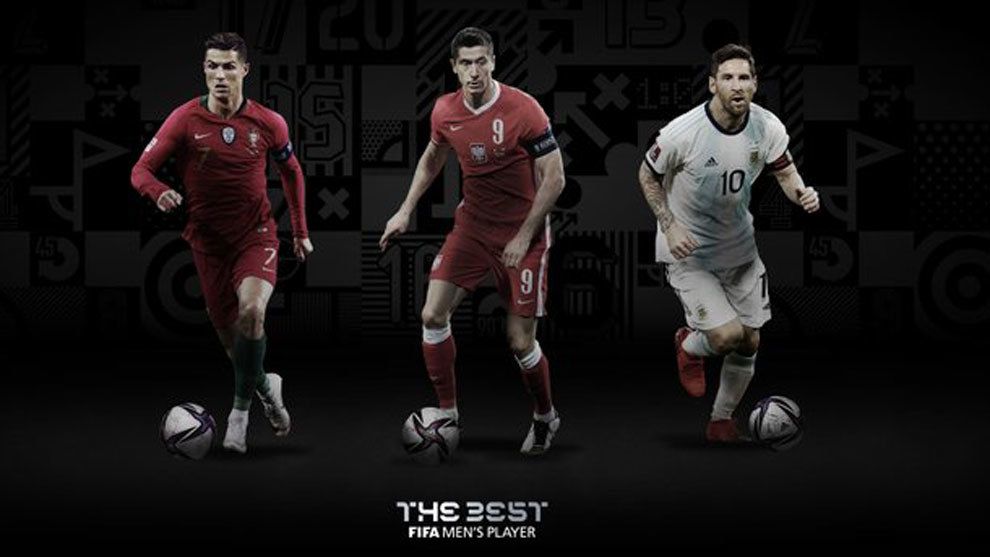 Cristiano Ronaldo, Lewandowski y Messi