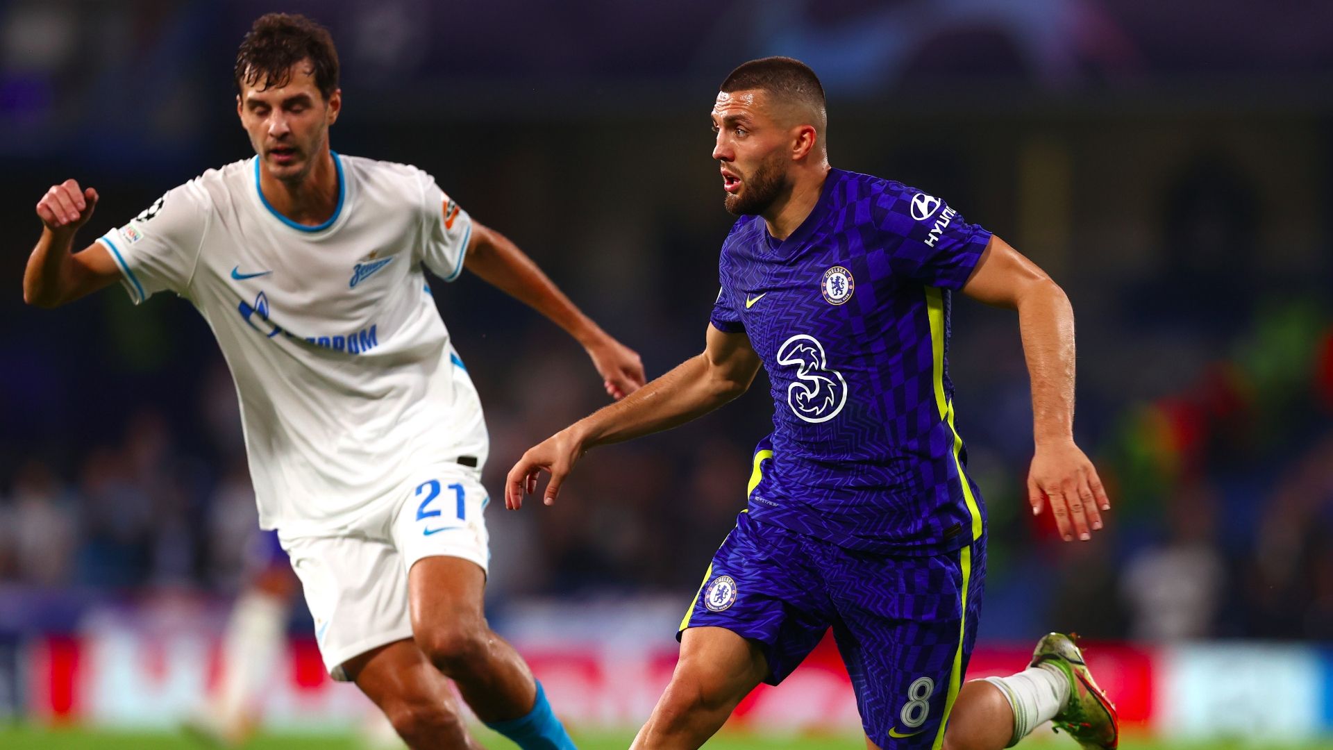 Kovacic durante el Chelsea vs. Zenit