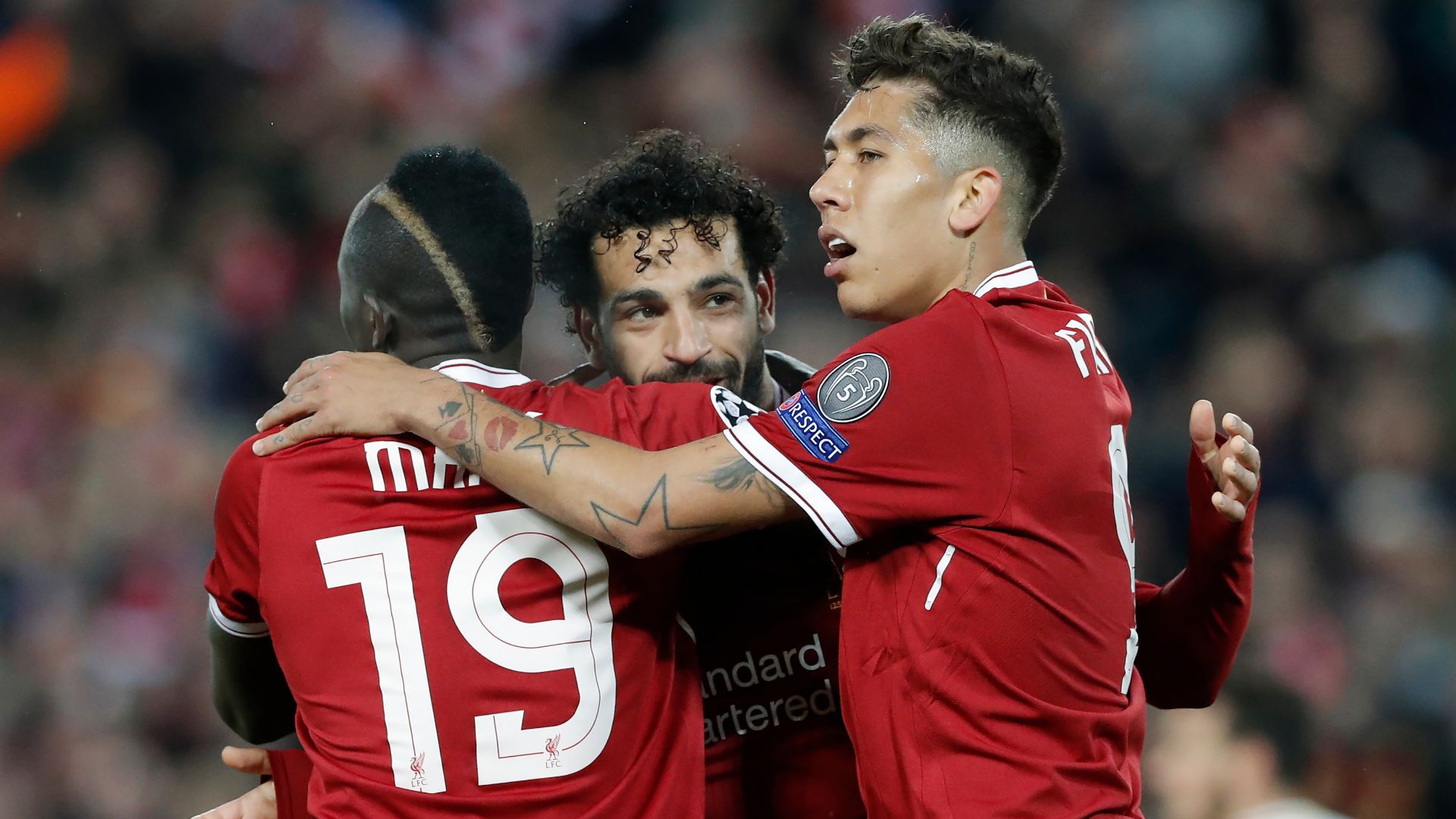 Sadio Mane Mohamed Salah Roberto Firmino