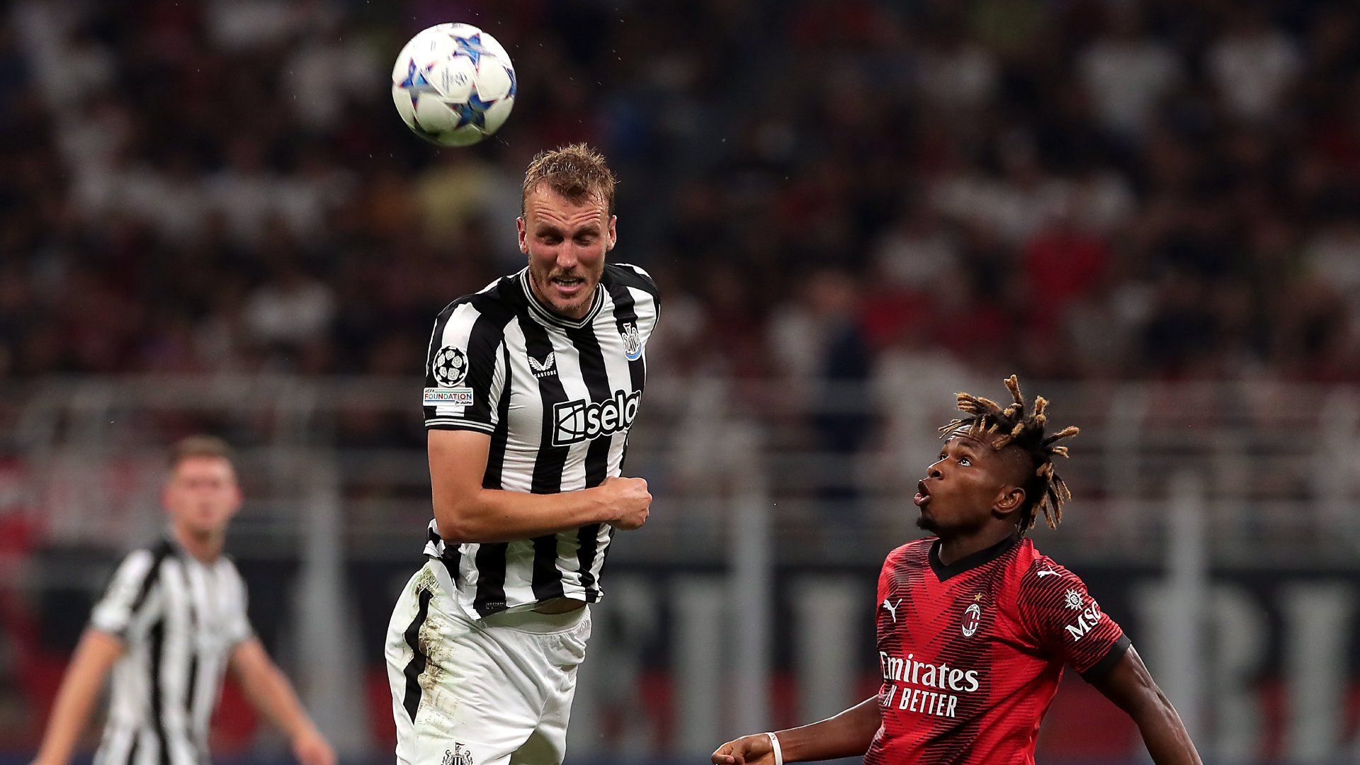 Dan Burn AC Milan Newcastle 2023-24