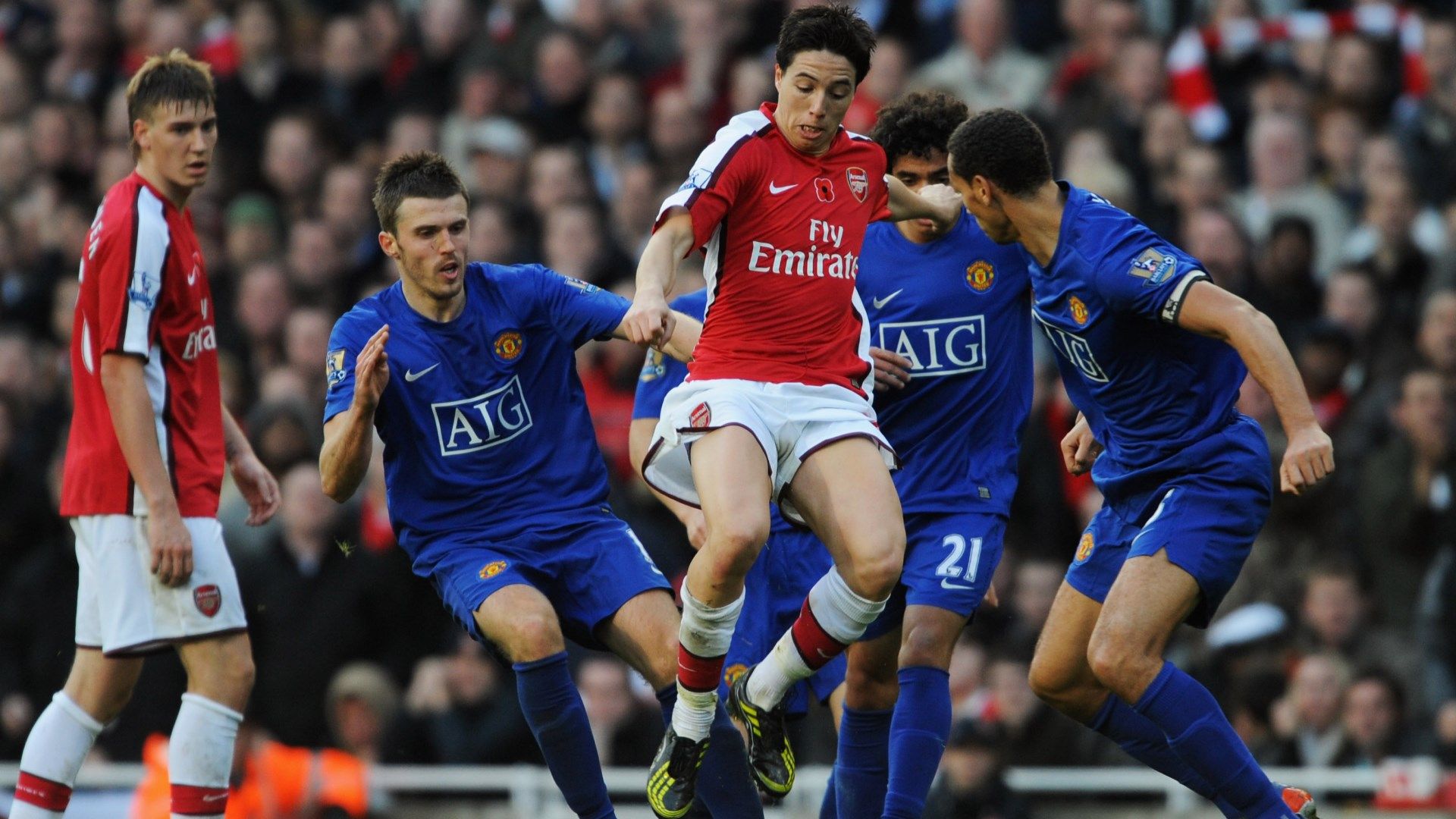 Samir Nasri Manchester United Arsenal 2008