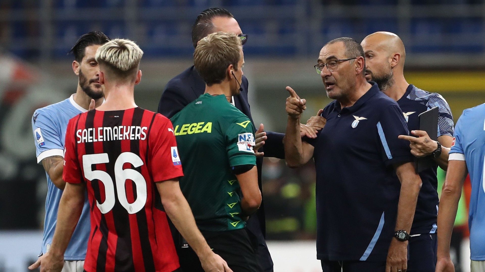 Saelemaekers Sarri Milan Lazio 12092021