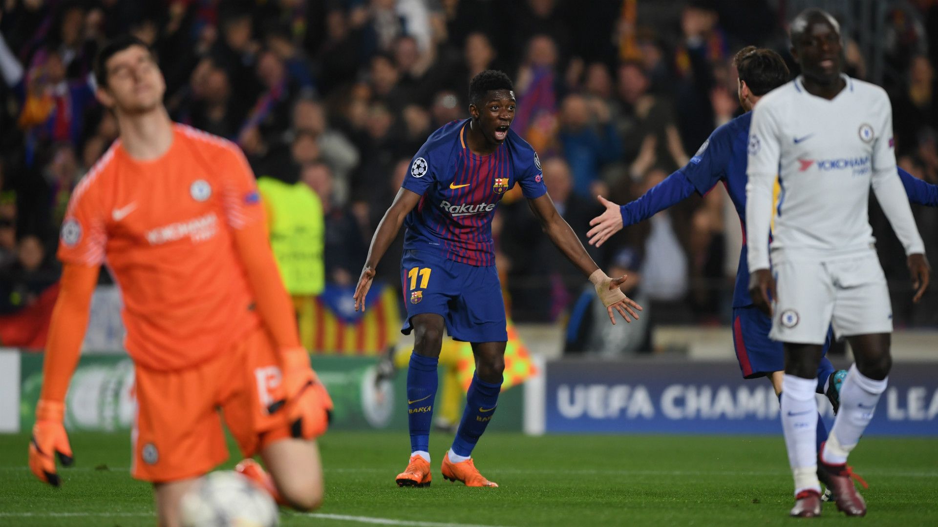 Dembele Barcelona Chelsea Champions League