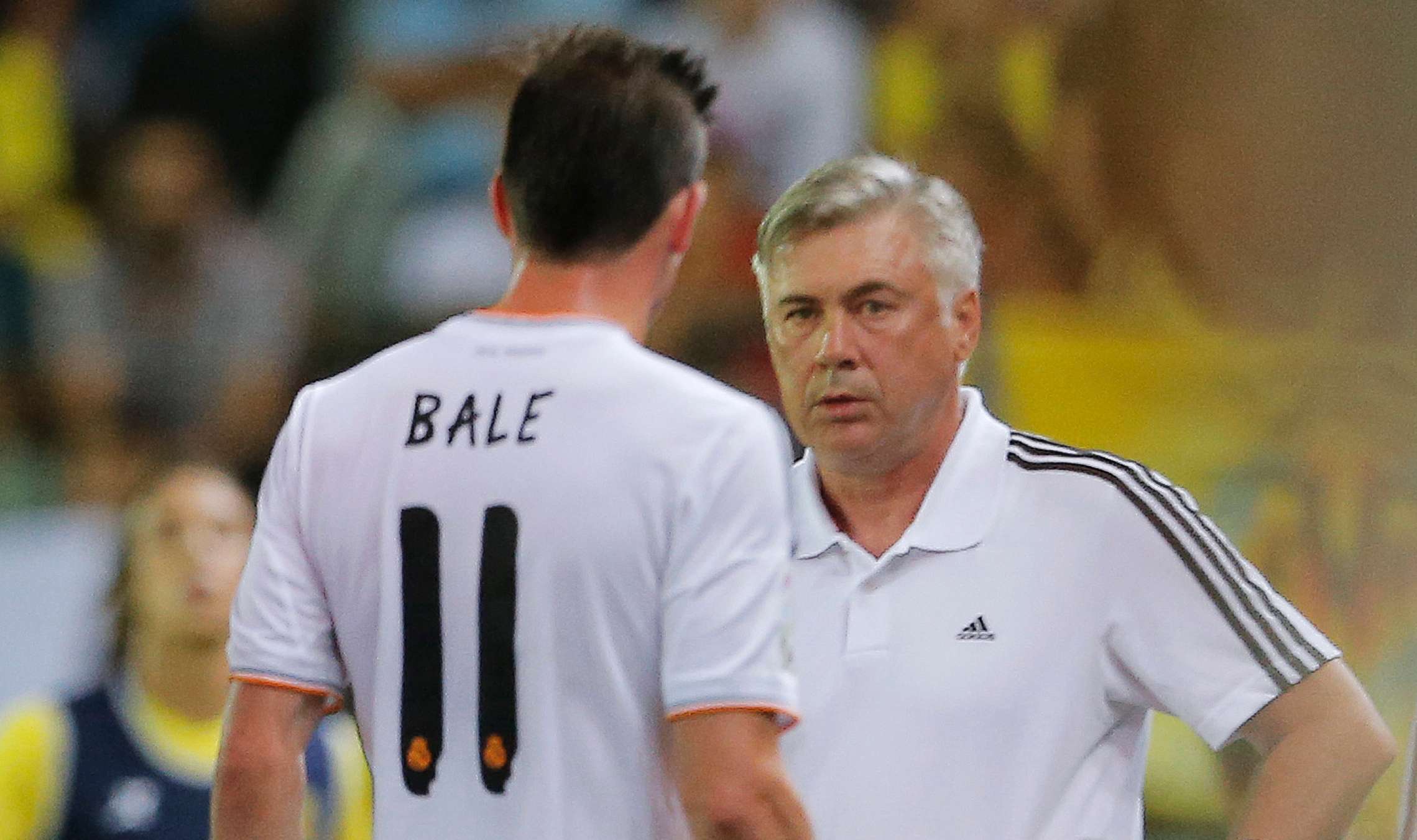 Gareth Bale y Carlo Ancelotti - Real Madrid