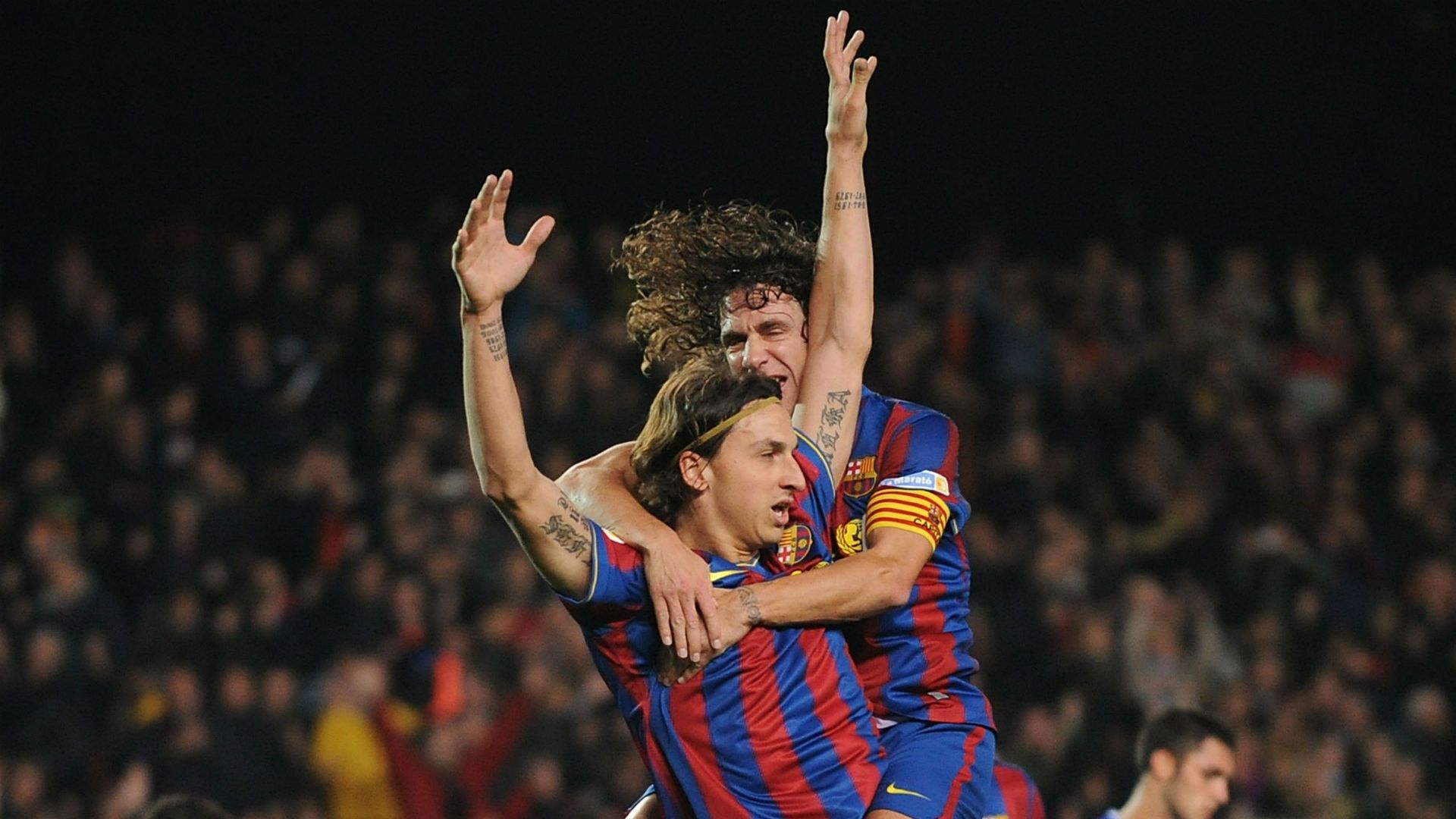 Ibrahimovic Puyol Barcelona