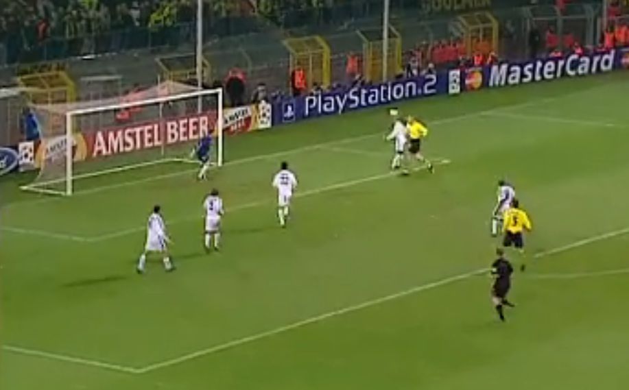 Roberto Carlos Jan Koller Real Madrid BVB