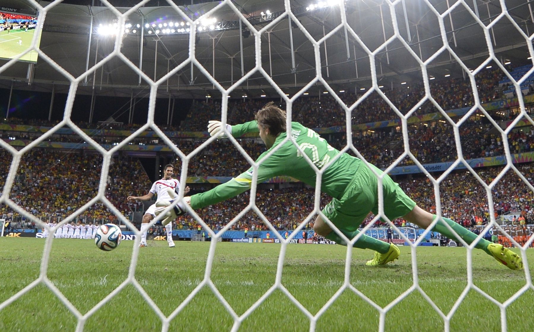 Tim Krul Netherlands Costa Rica 2014 World Cup