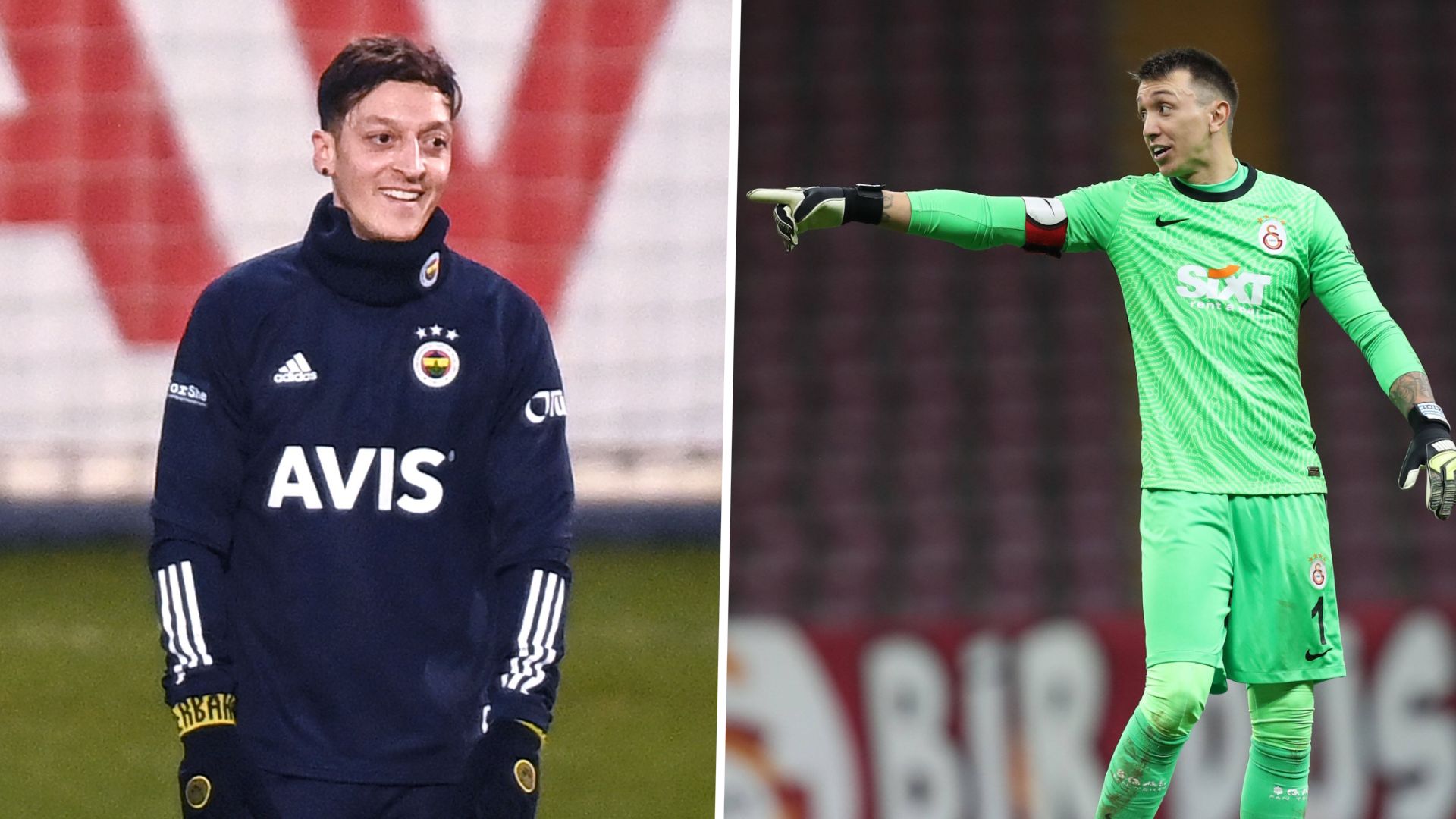 Özil Muslera GFX Fenerbahce Galatasaray