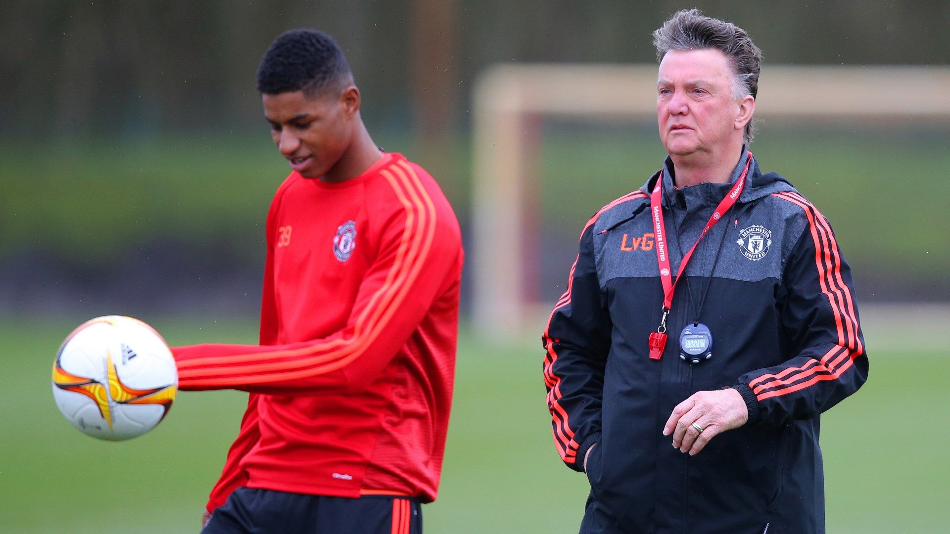 Louis van Gaal Marcus Rashford