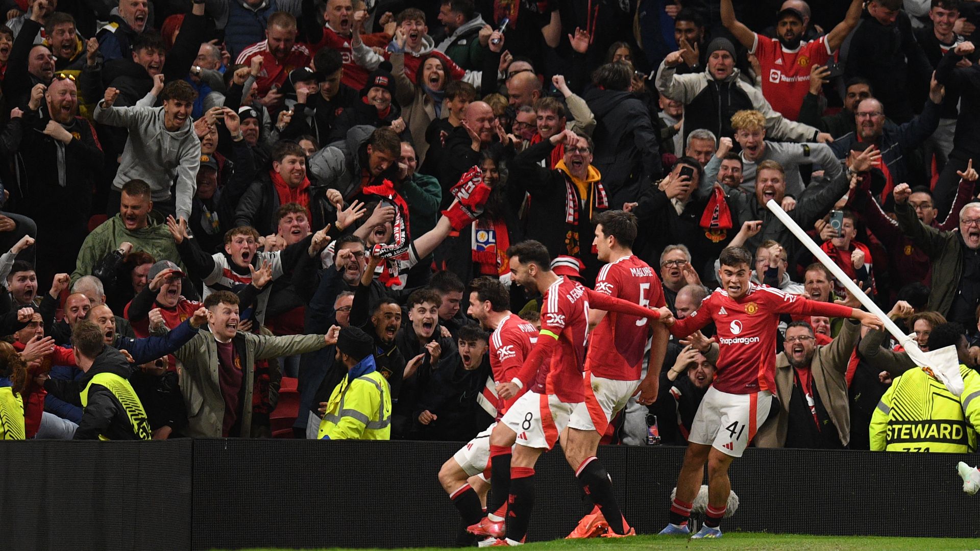 Manchester United Lione Europa League