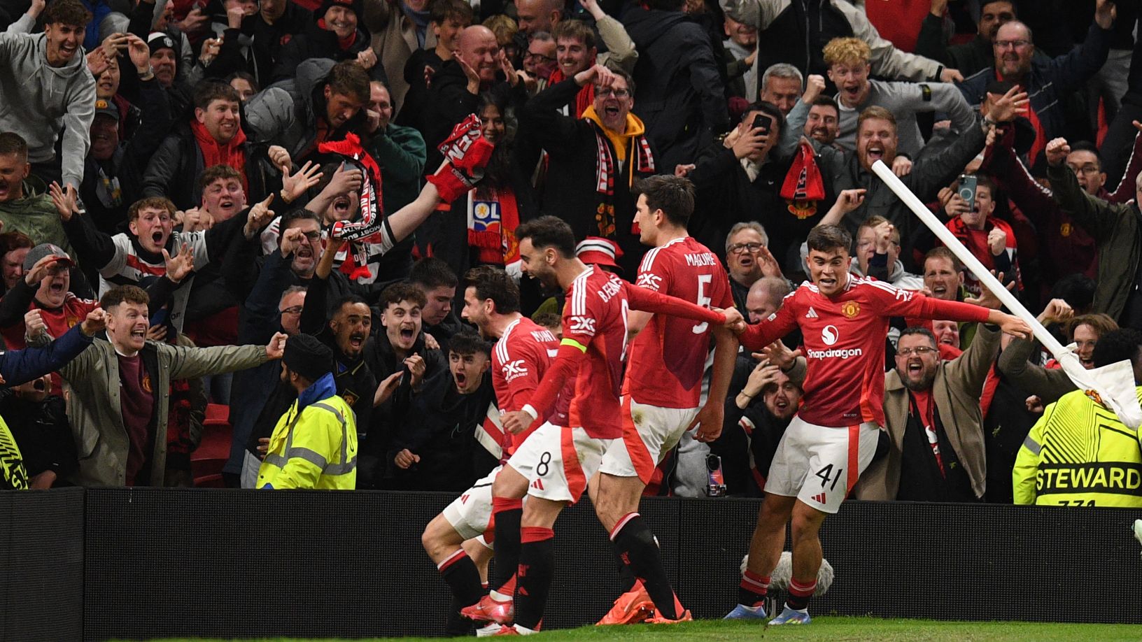 Manchester United Lione Europa League
