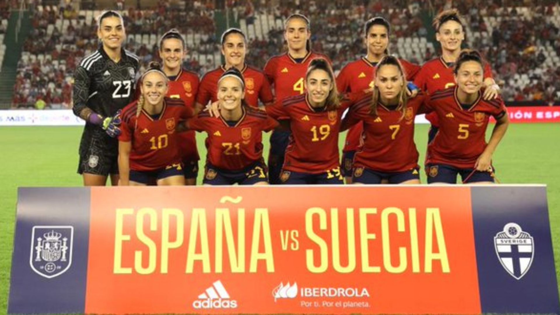 España femenina Suecia amistoso 07102022