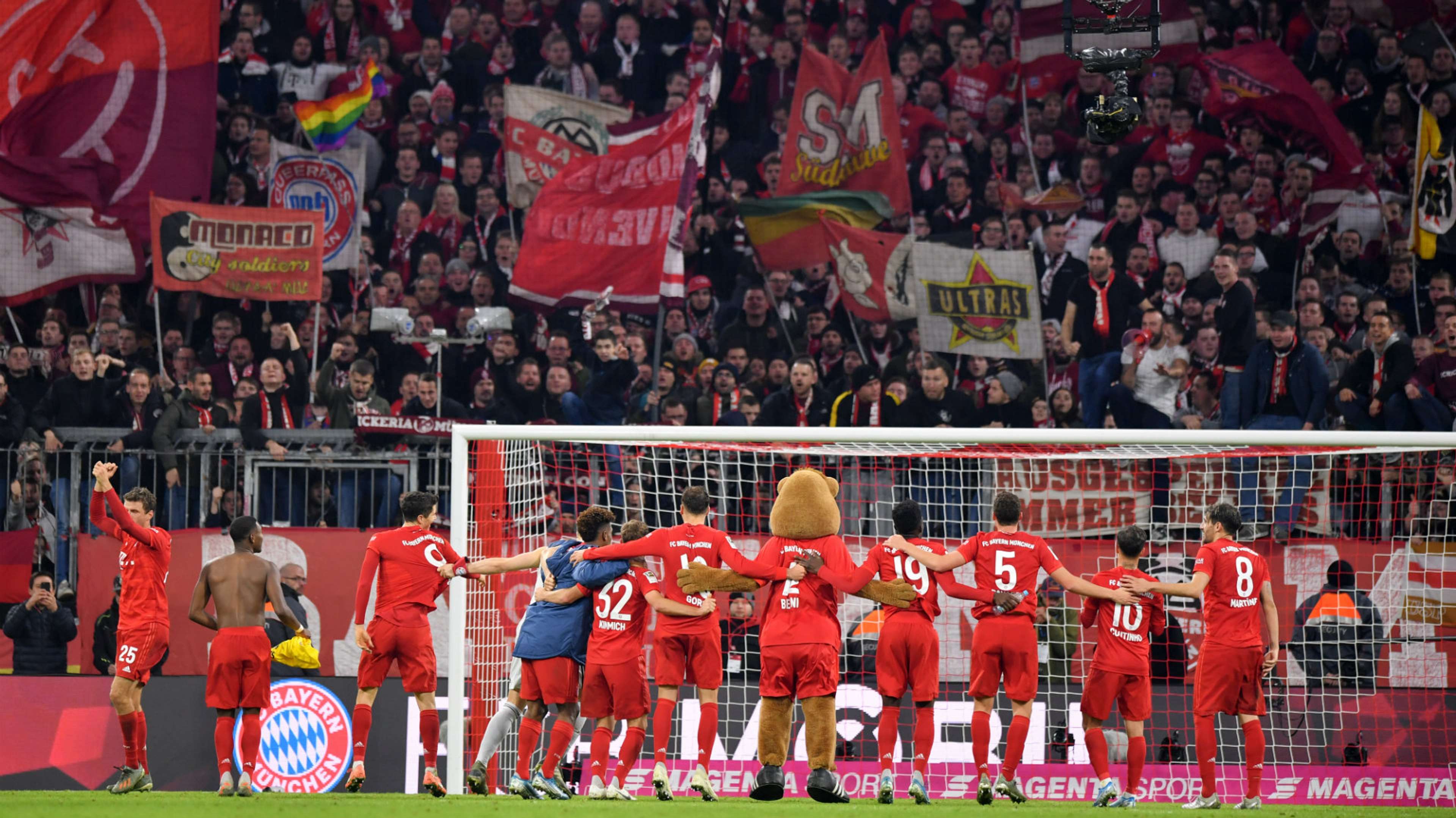 Bayern Munich fans Allianz Arena 2019-20