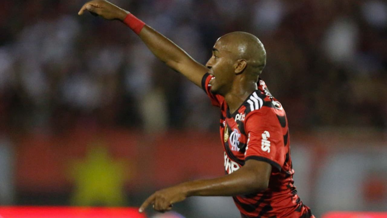 Lorran, pelo Flamengo, no Campeonato Carioca 2023
