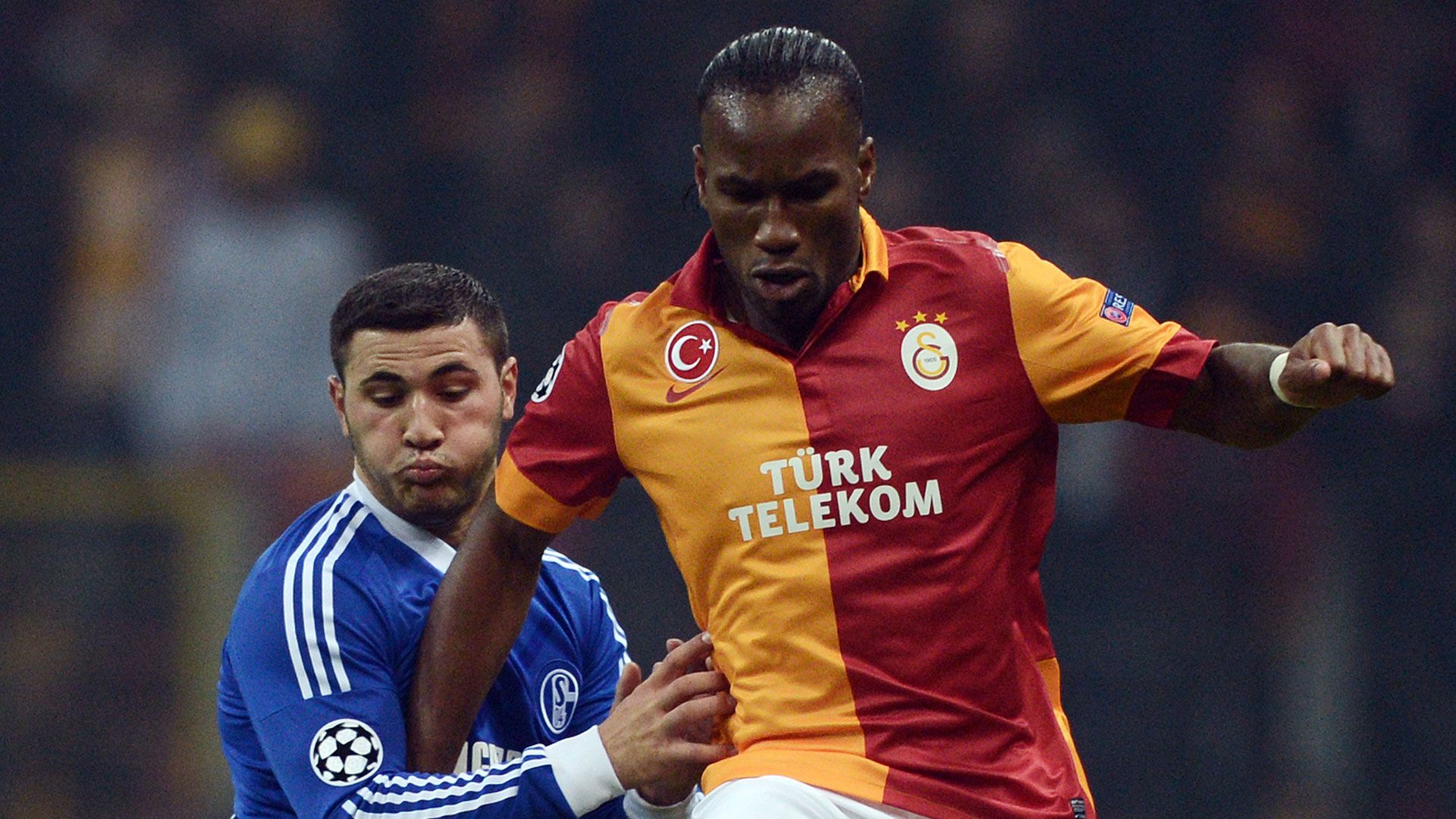 Kolasinac Drogba Galatasaray Schalke 2013