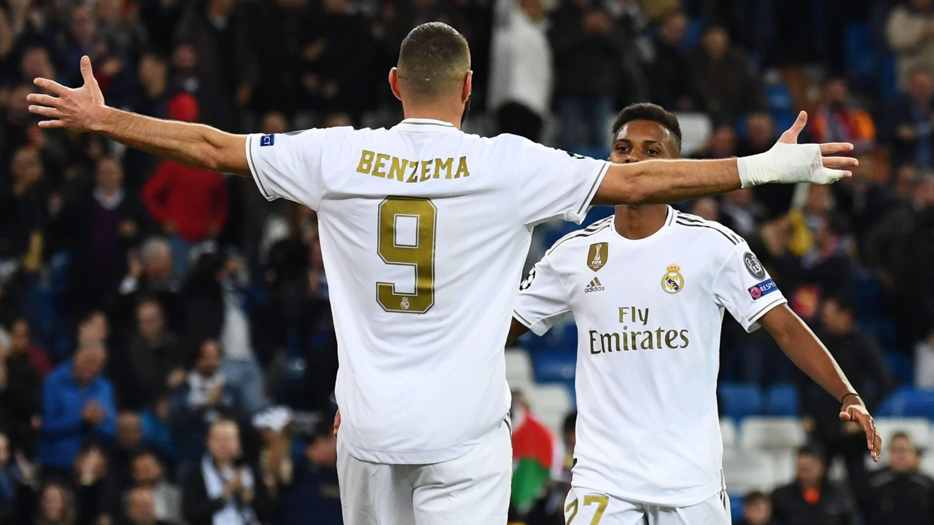 Rodrygo Karim Benzema Real Madrid Galatasaray UCL 06112019