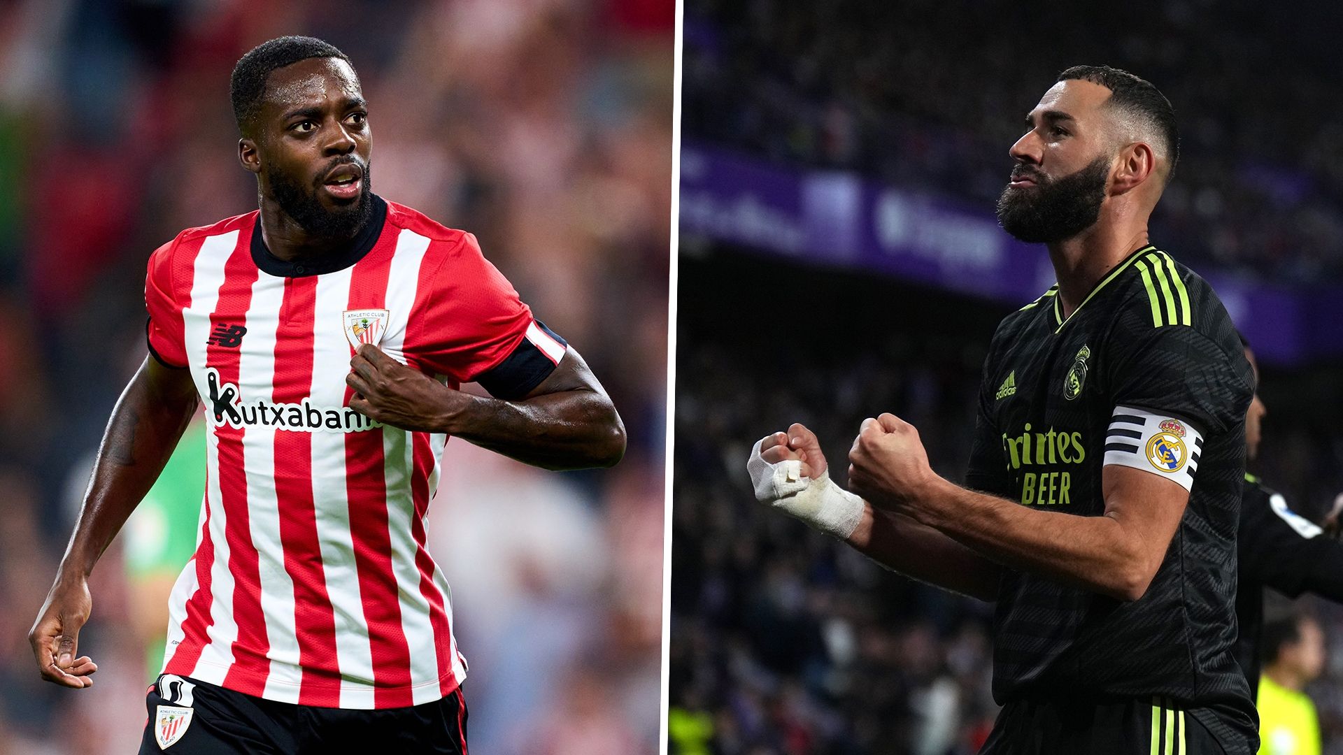 Inaki Williams Karim Benzema Athletic Bilbao Real Madrid
