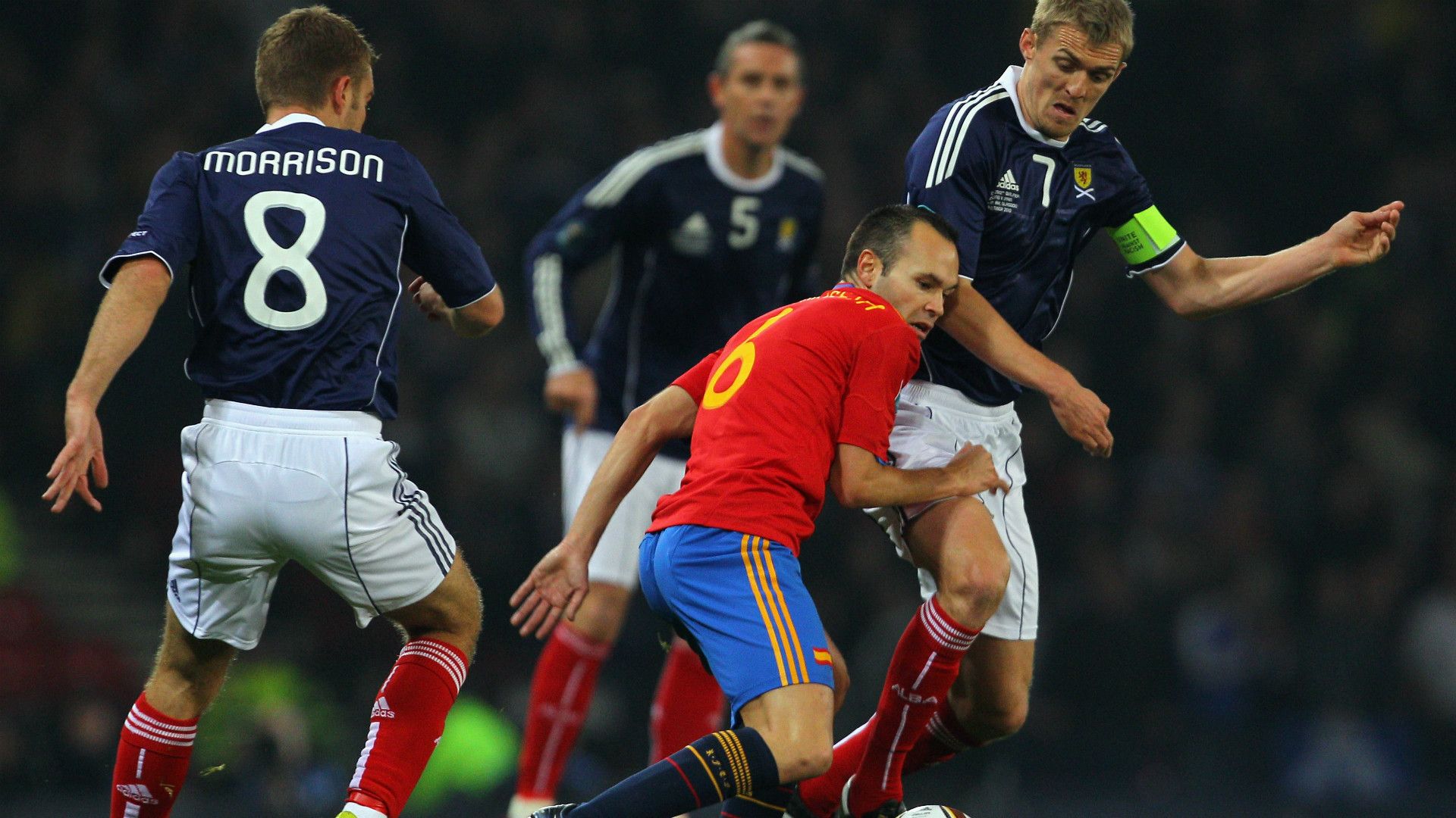 Iniesta Spain Escocia 2010