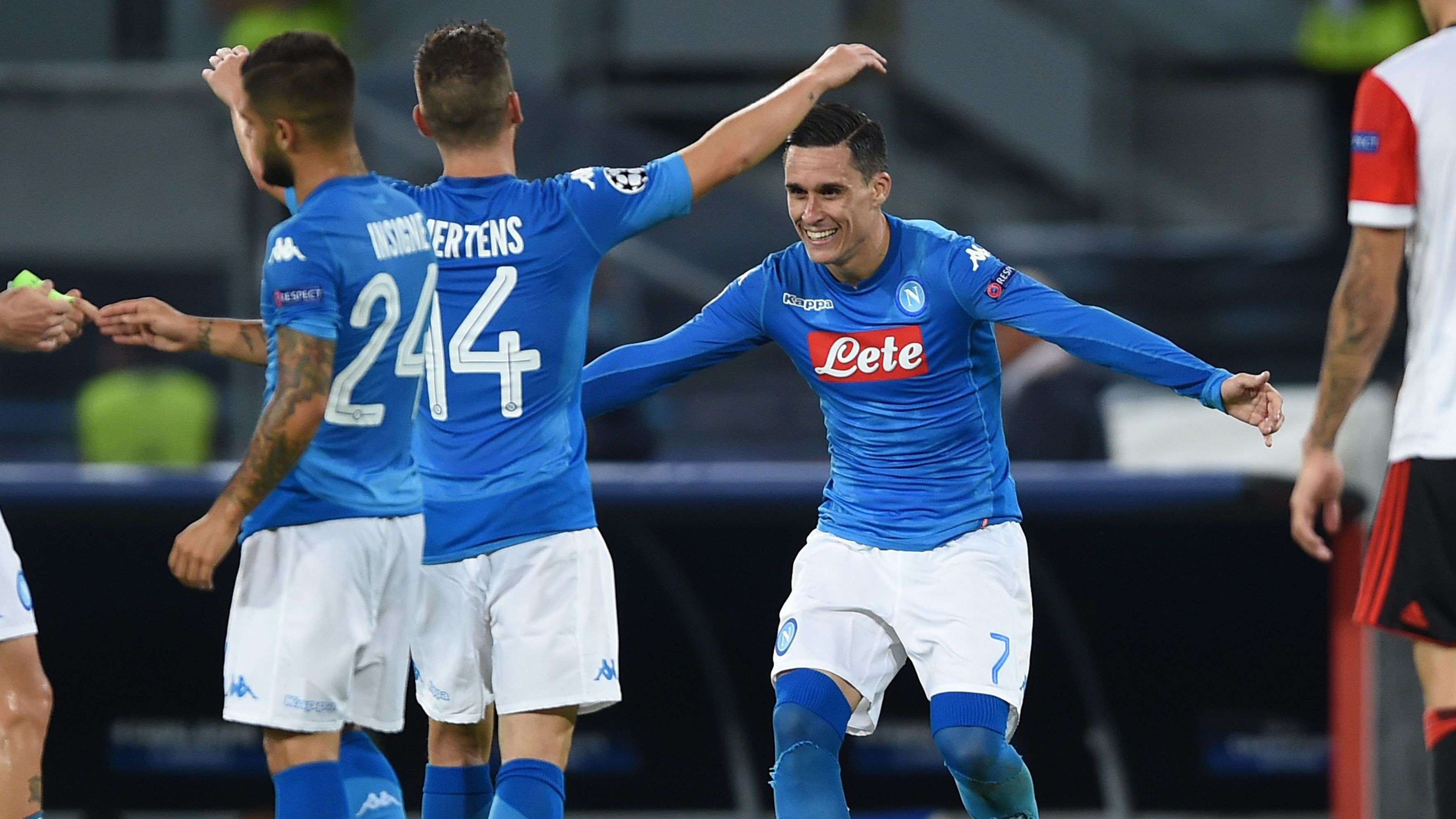 Callejon Mertens Insigne Napoli Feyenoord