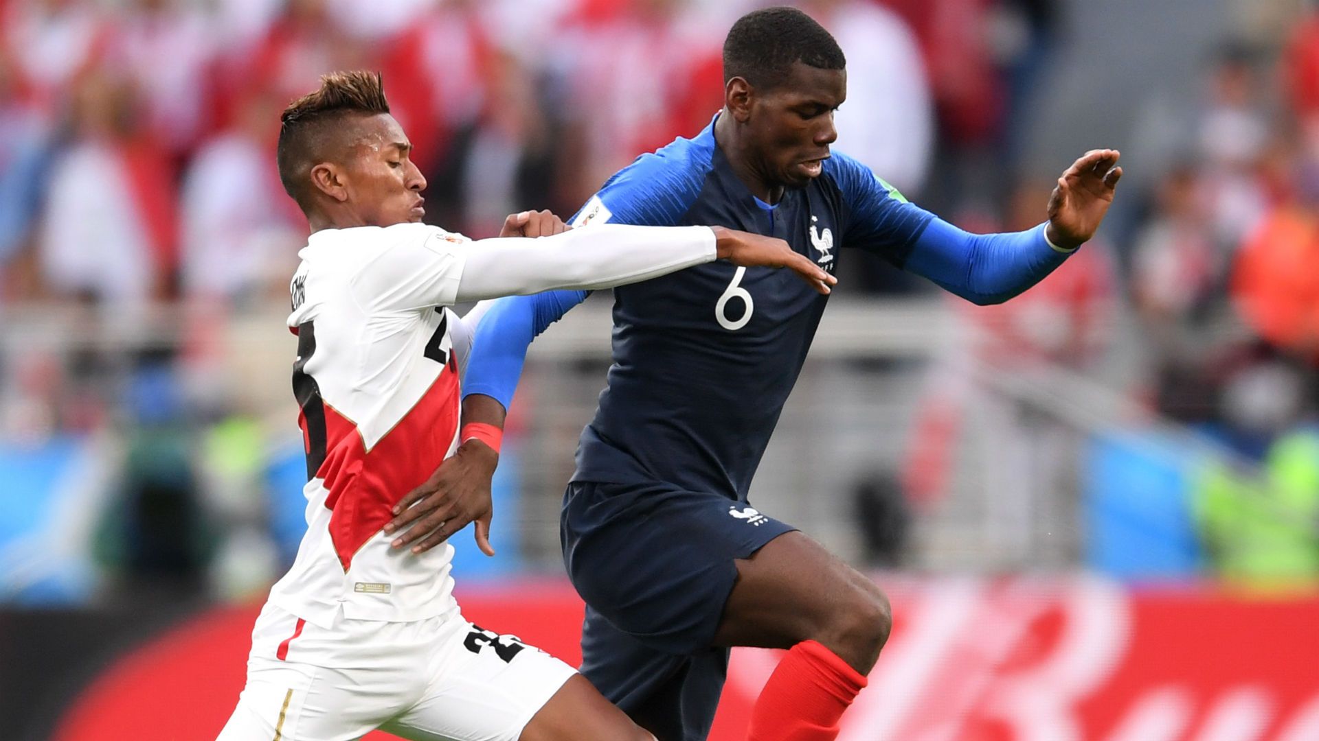 Paul Pogba Pedro Aquino France Peru World Cup 2018 21062018
