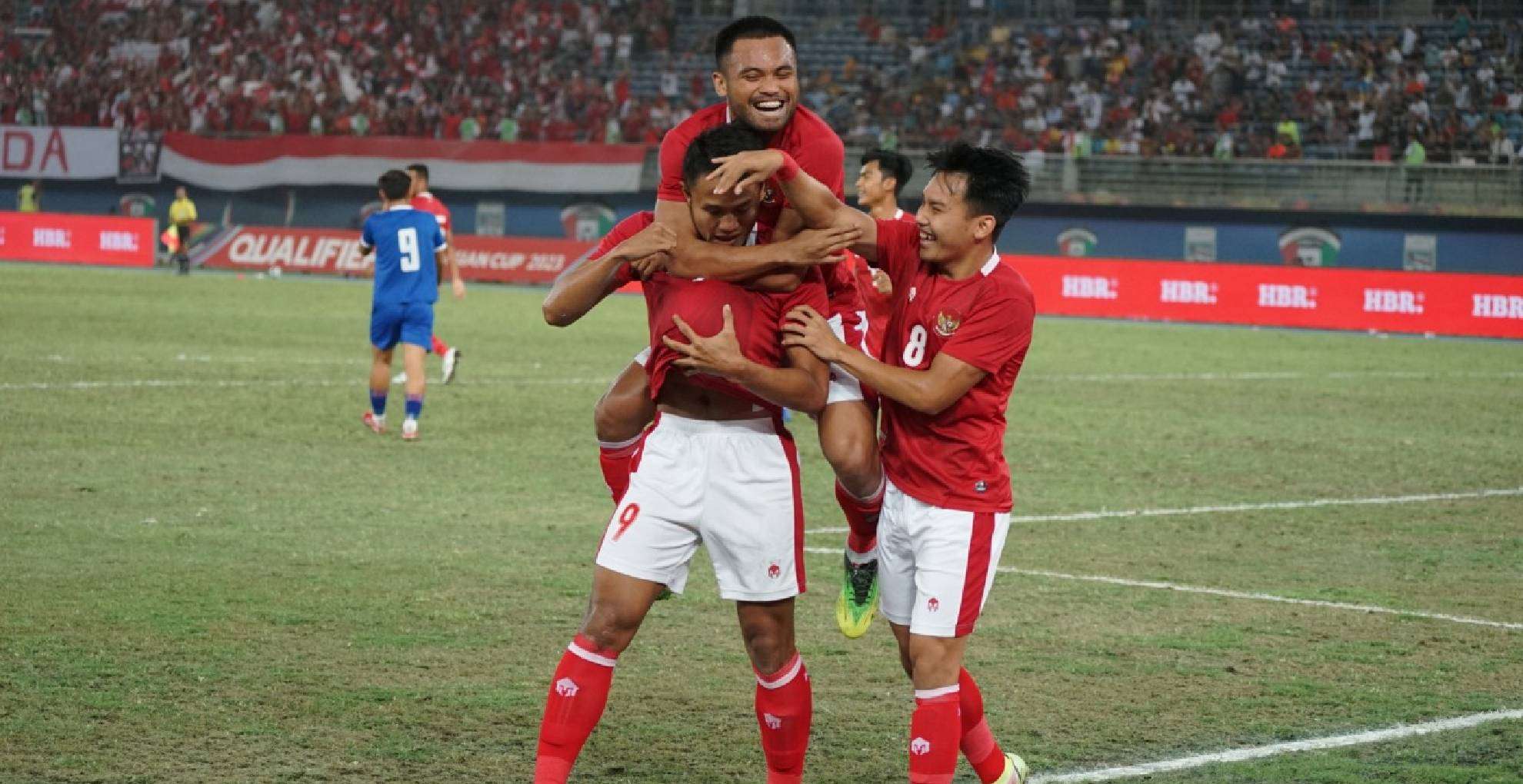 Kualifikasi Piala Asia 2023: Timnas Indonesia vs Nepal - Selebrasi Dimas Drajad