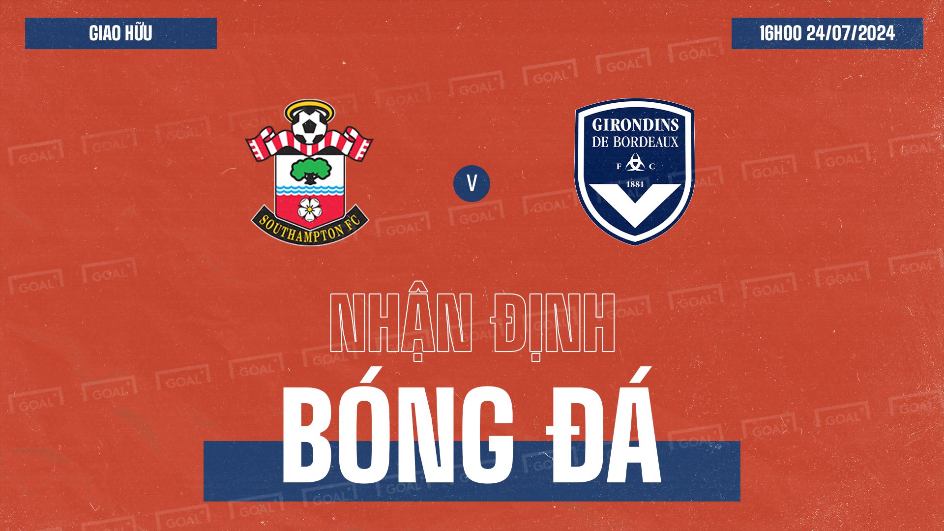 Southampton vs Bordeaux Club Friendlies GFX