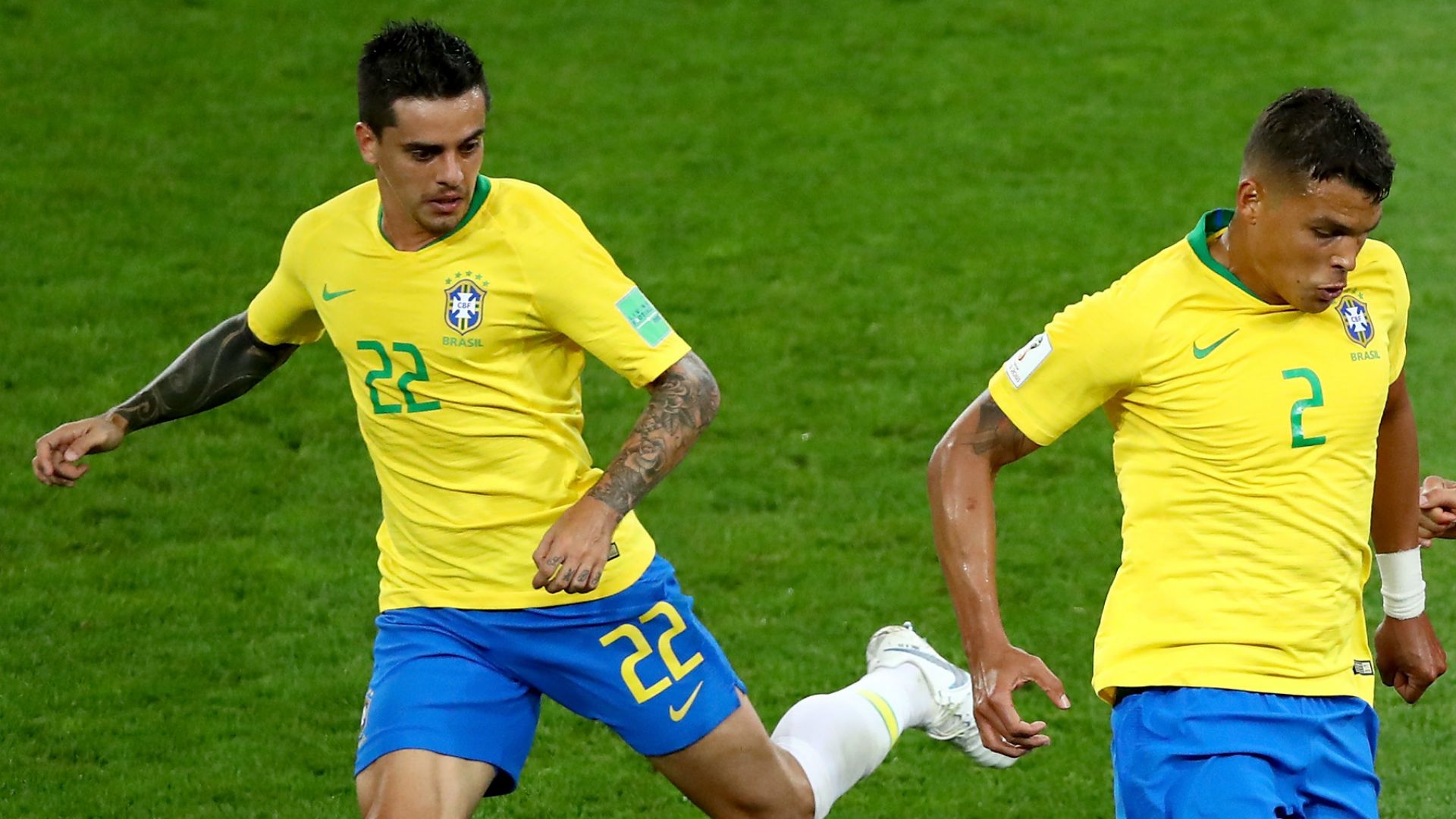 Fagner Thiago Silva Brasil Copa do Mundo 05 07 2018