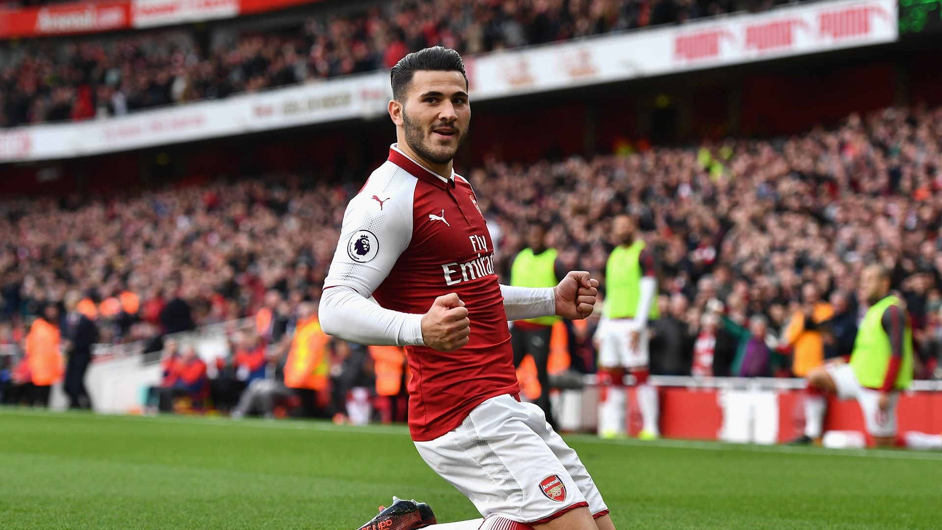 Sead Kolasinac Arsenal Swansea City Premier League