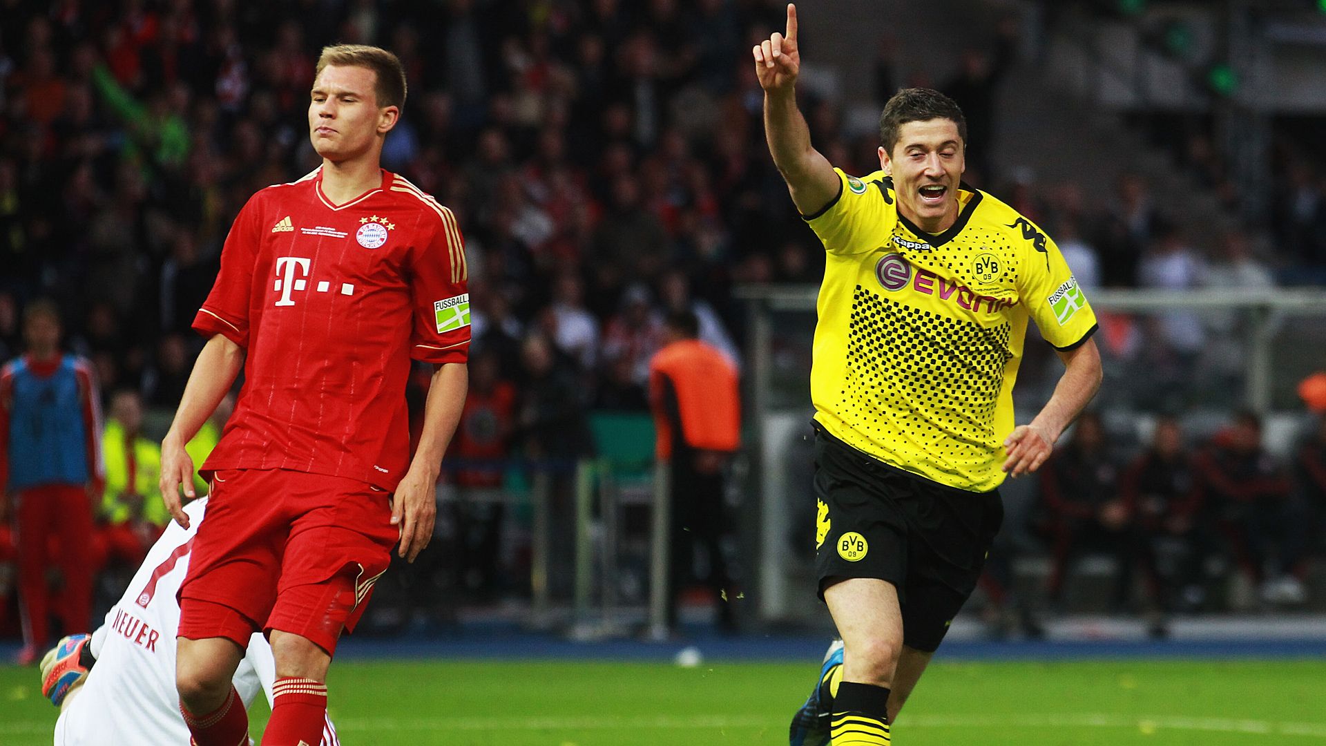 Robert Lewandowski Holger Badstuber Borussia Dortmund Bayern München DFB Finale 05122012