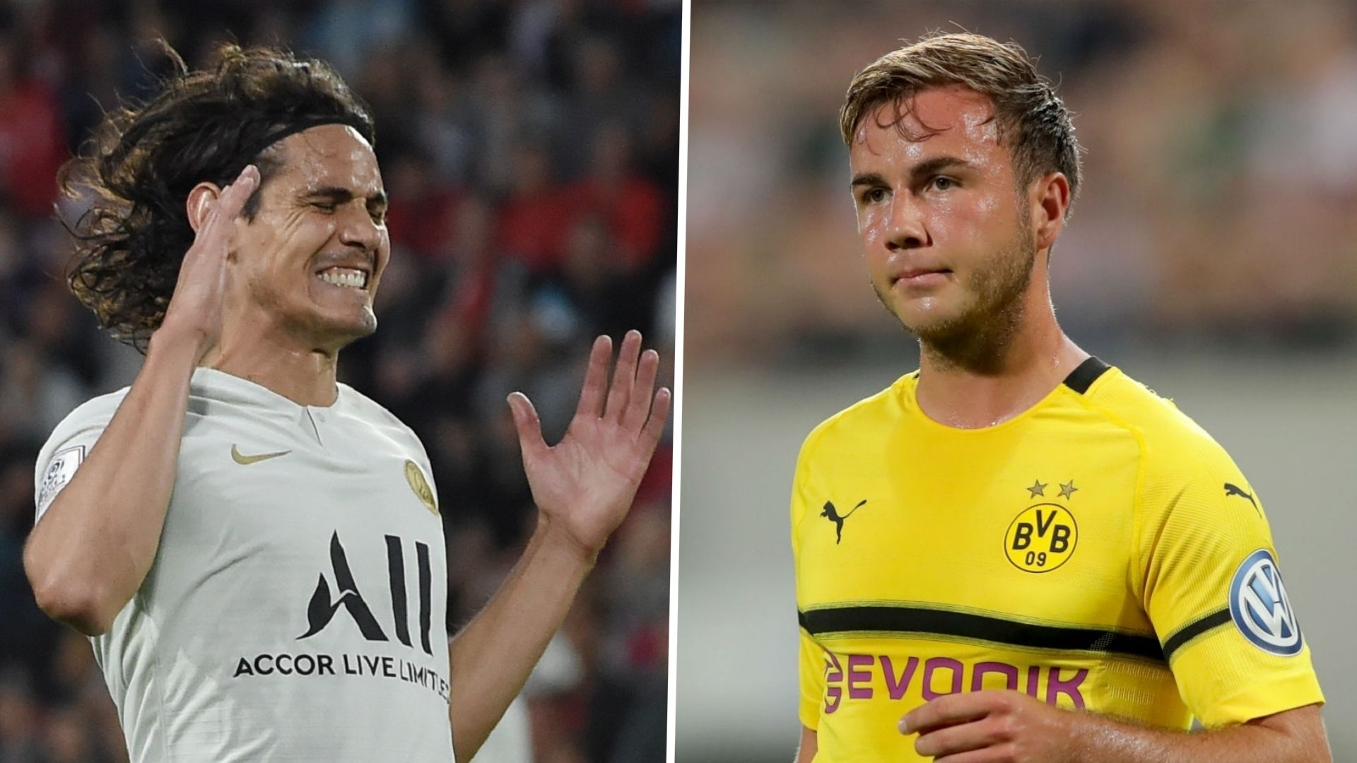 Edinson Cavani Mario Gotze