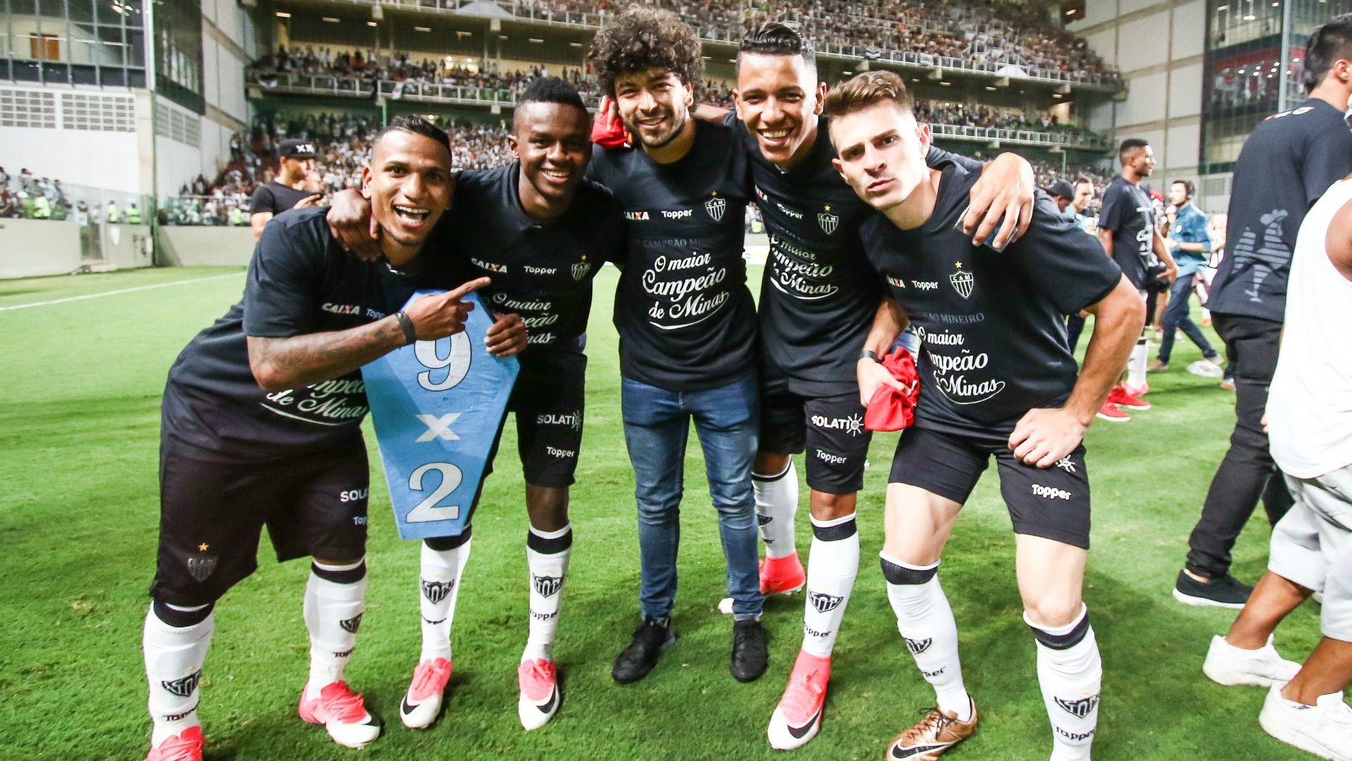 Otero Cazares Luan 9 a 2 caixão azul Atlético-MG Cruzeiro Campeonato Mineiro 07052017