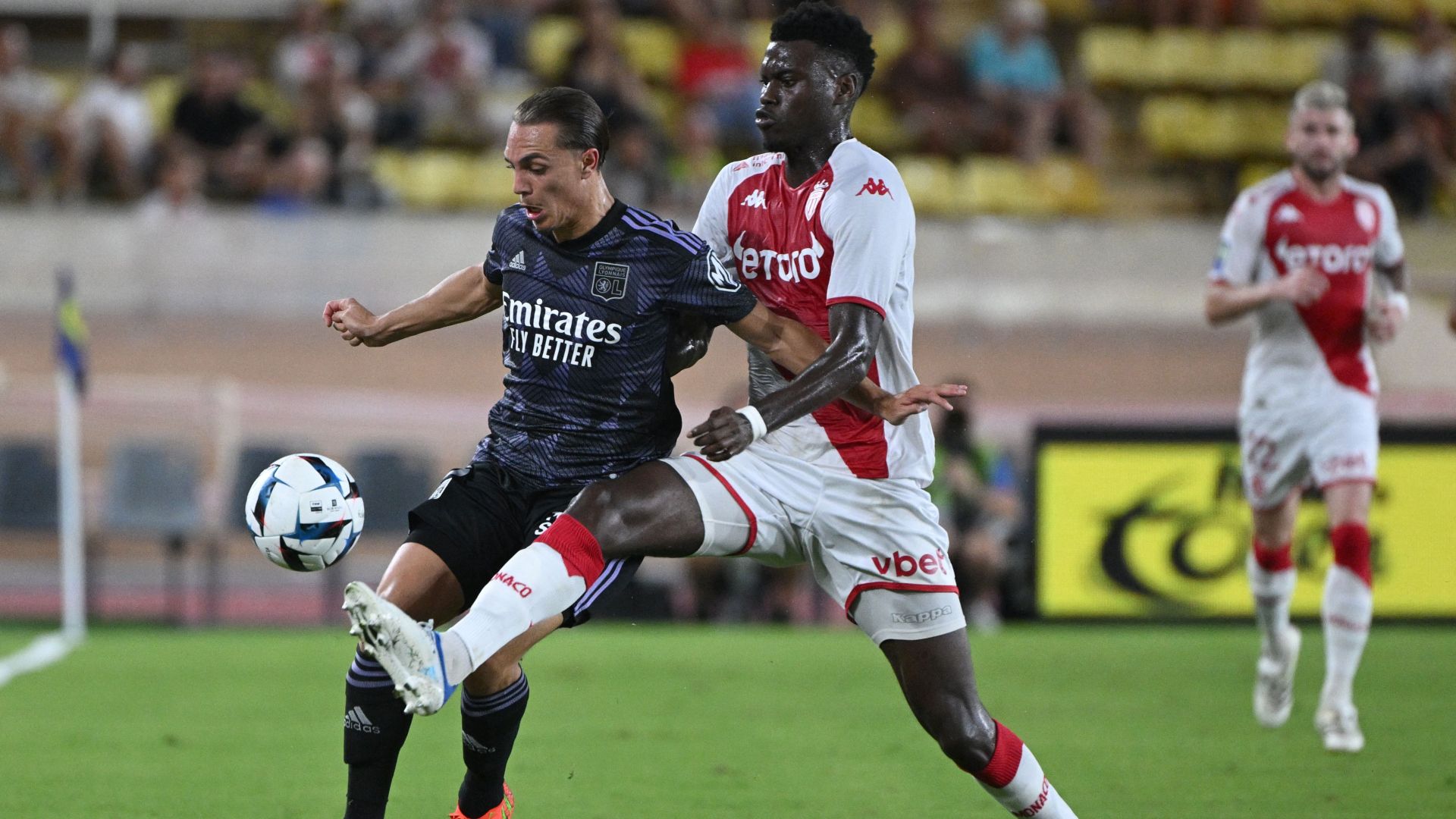 Benoit Badiashile Maxence Caqueret Lyon Monaco Ligue 1 11092022