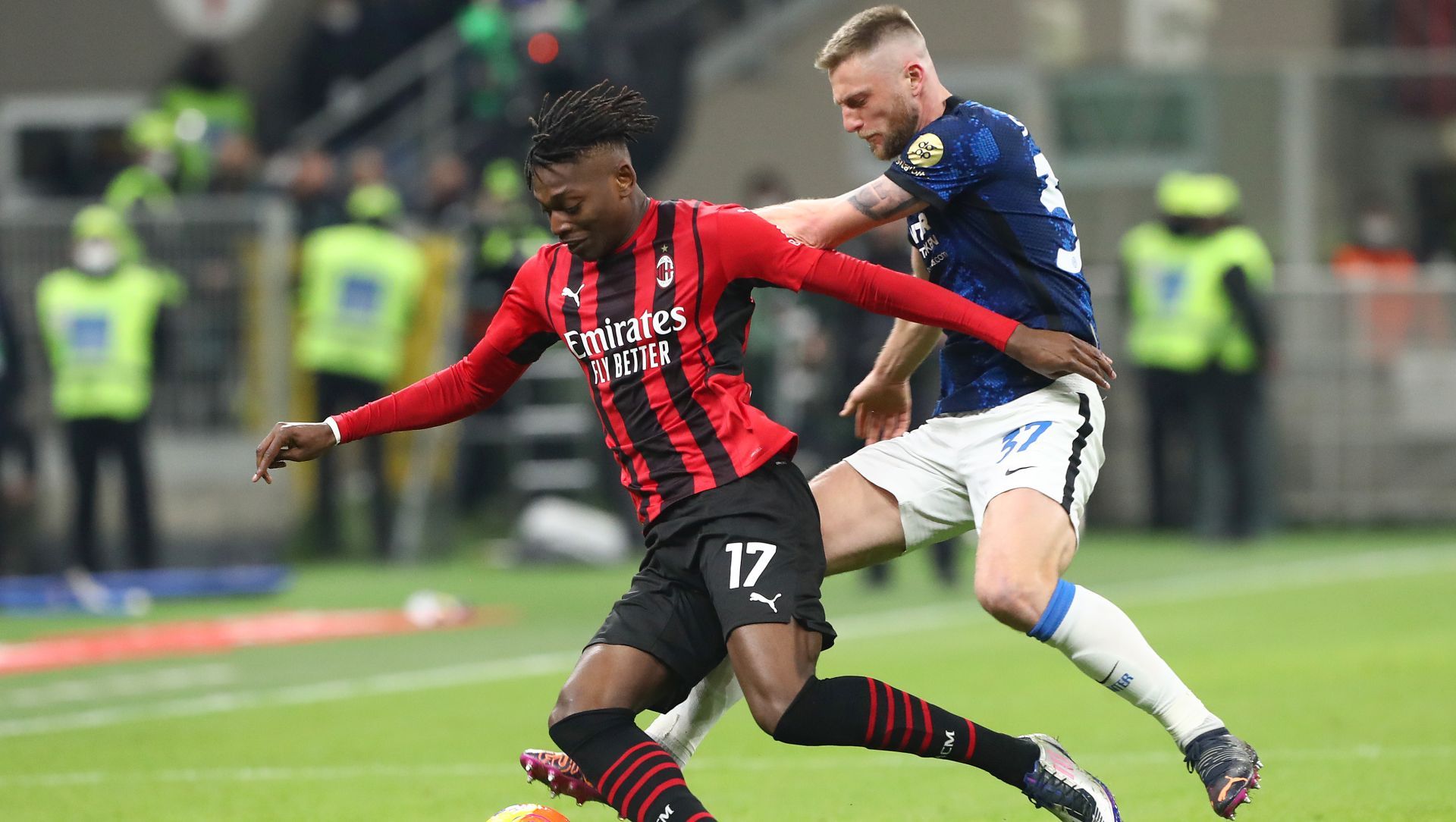 Leao Skriniar Milan Inter 2022