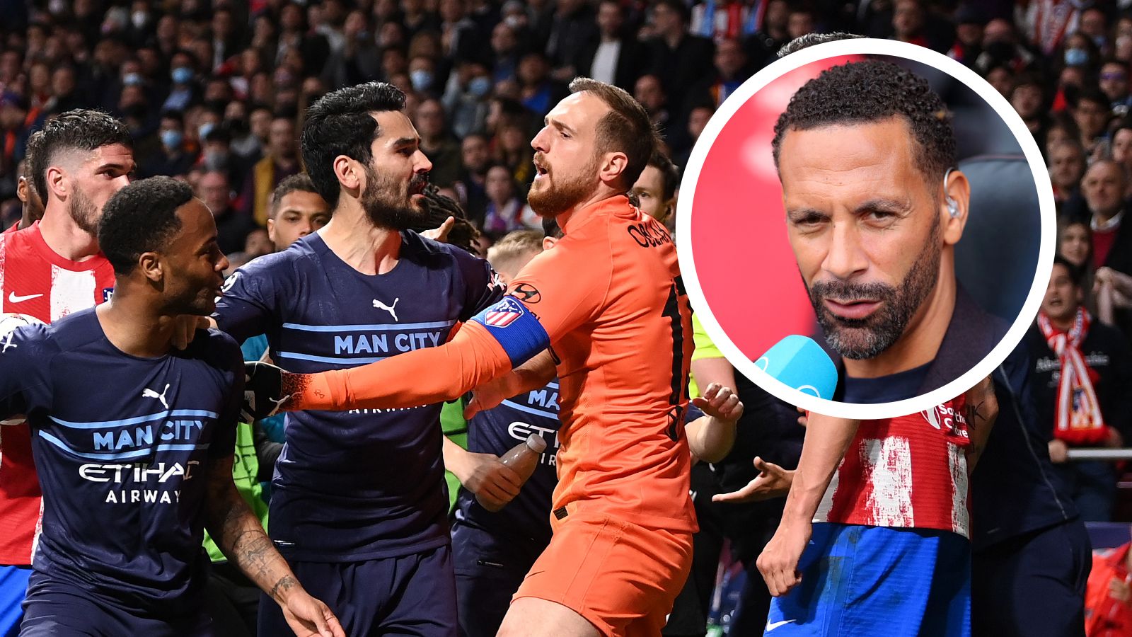 Atletico Madrid Manchester City Rio Ferdinand