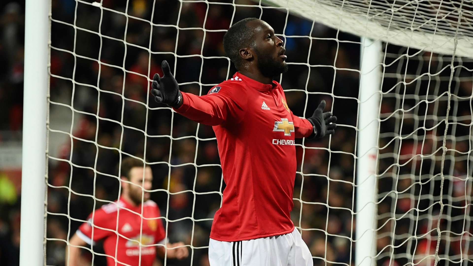 Romelu Lukaku, Manchester United vs Brighton, FA Cup, 17/18