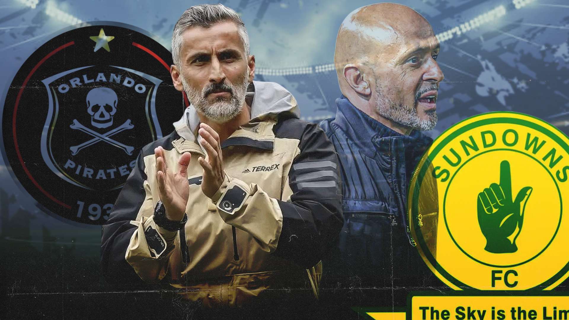 Jose Riveiro of Orlando Pirates and Miguel Cardoso of Mamelodi Sundowns 16-9