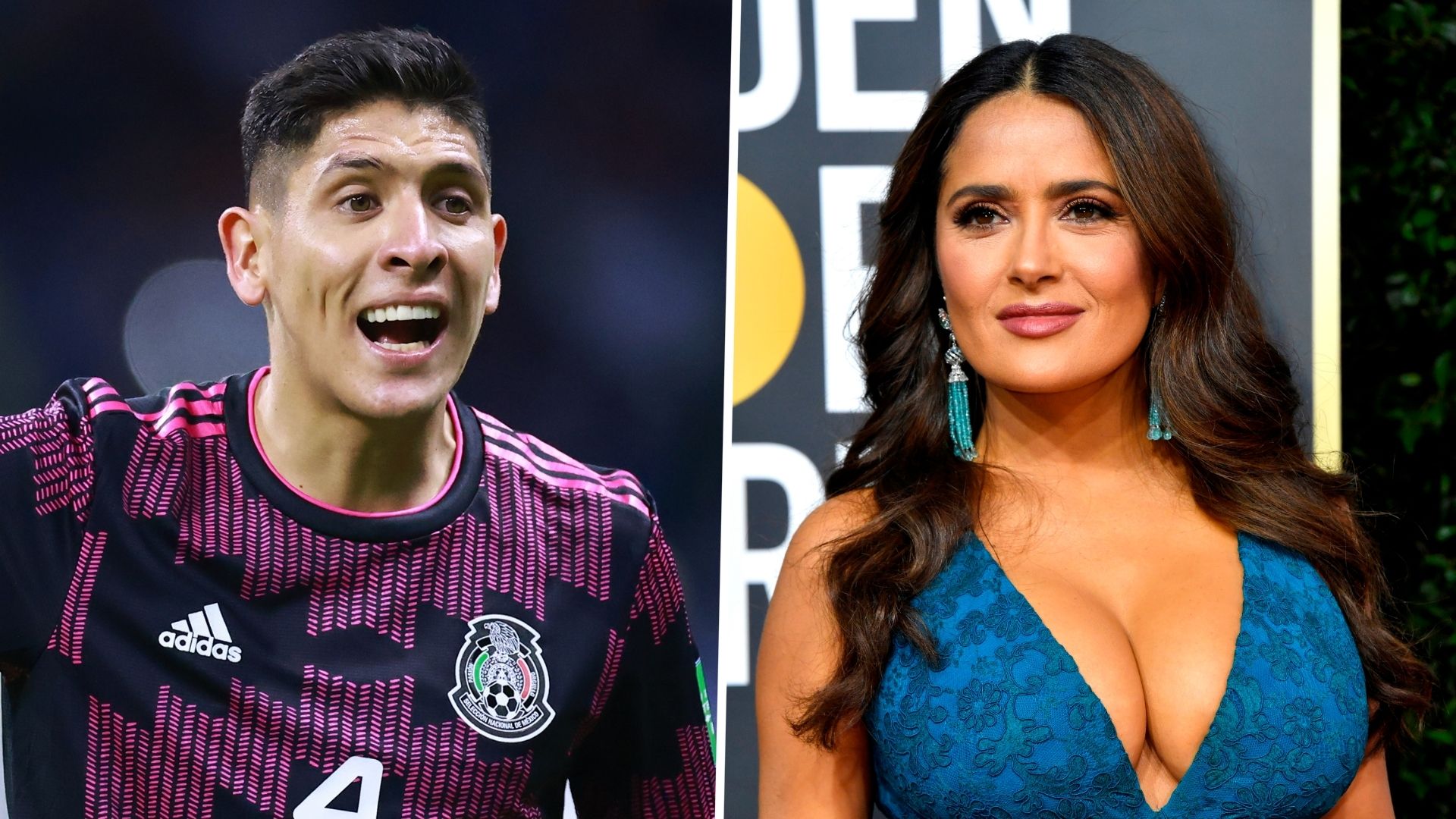 Edson Alvarez, Salma Hayek