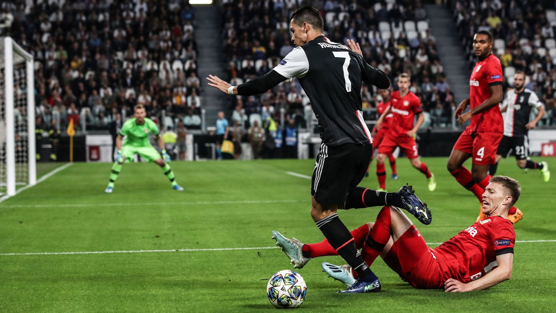 Juventus Bayer Leverkusen cristiano ronaldo