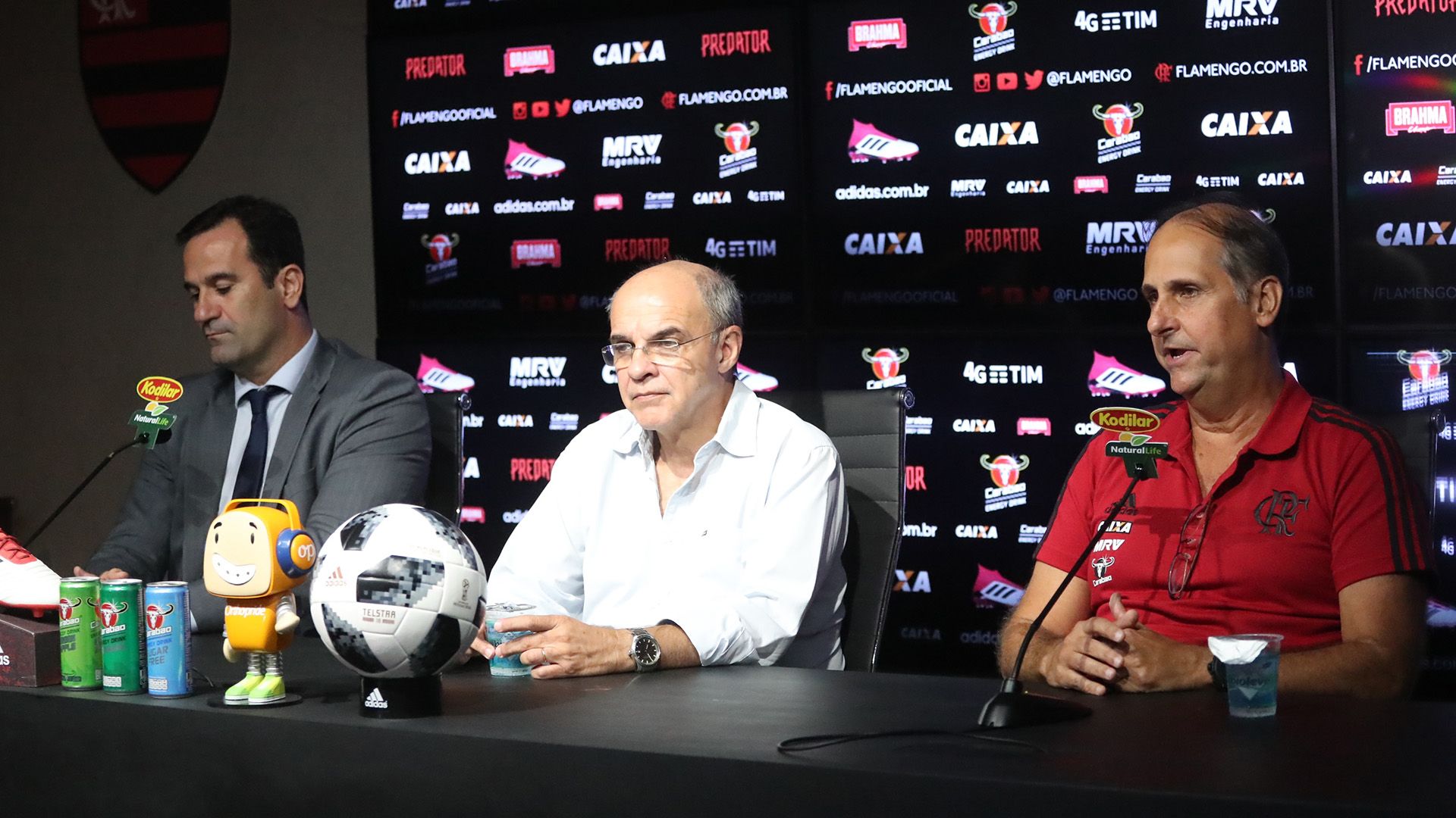 Carlos Noval Eduardo Bandeira Ricardo Lomba Flamengo 02042018