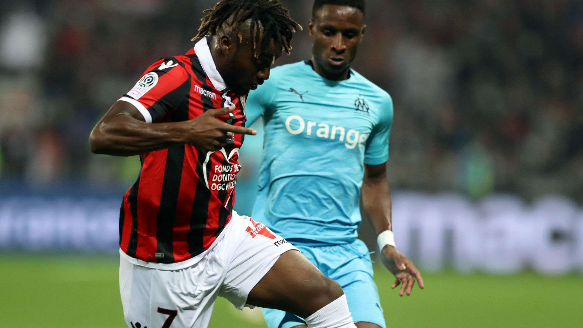 Allan Saint-Maximin Bouna Sarr Nice Marseille Ligue 1 21102018